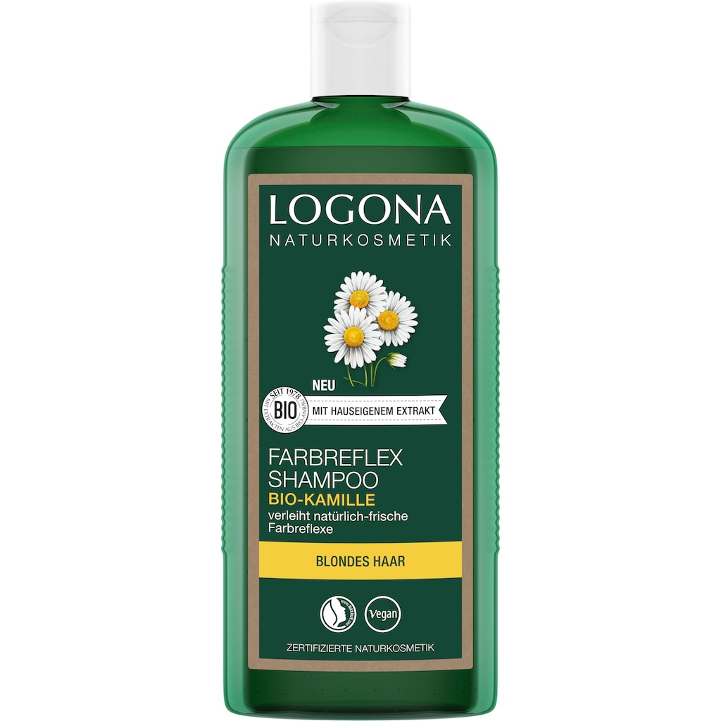 LOGONA Haarshampoo »Logona Farbreflex Shampoo Blond Bio-Kamille«