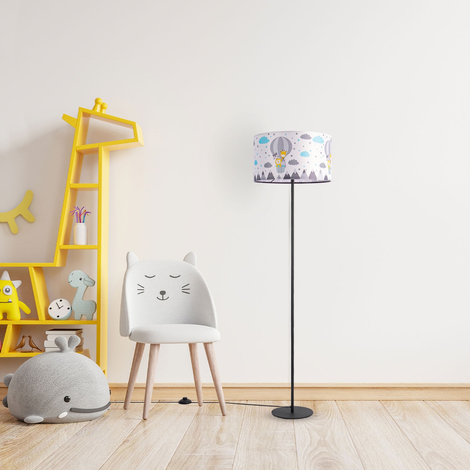 Kinderlampe bestellen online Lampe E27 343«, Paco Deckenleuchten Home 1 Tiere flammig-flammig, Heißluftballon »Cosmo Babyzimmer Kinderzimmer