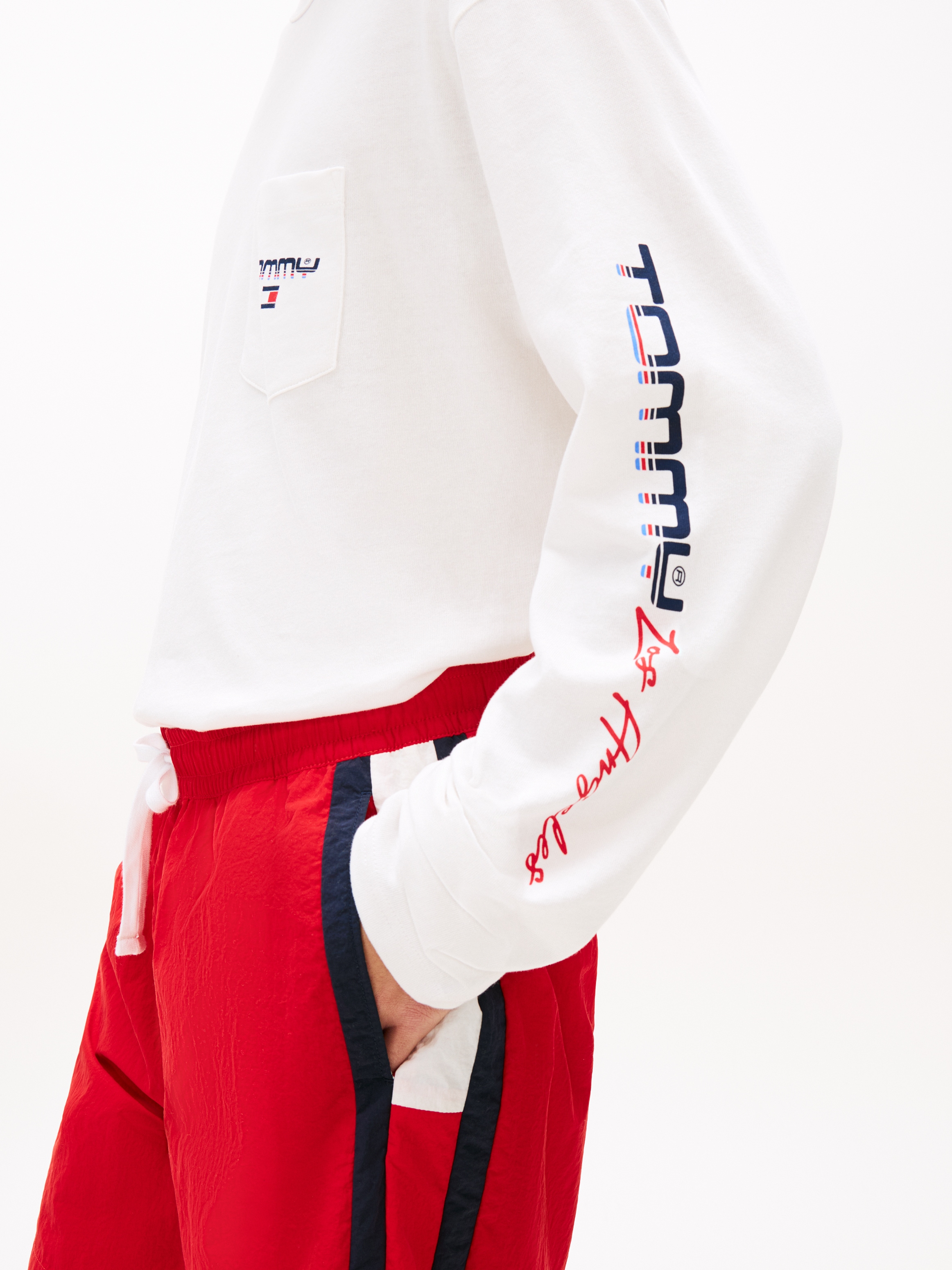 Tommy Jeans Langarmshirt RELAXED FIT mit Print