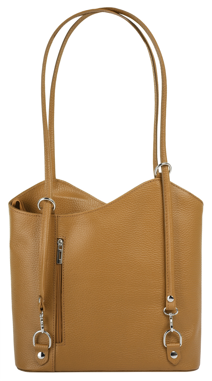 Cluty Cityrucksack, echt Leder, Made in Italy