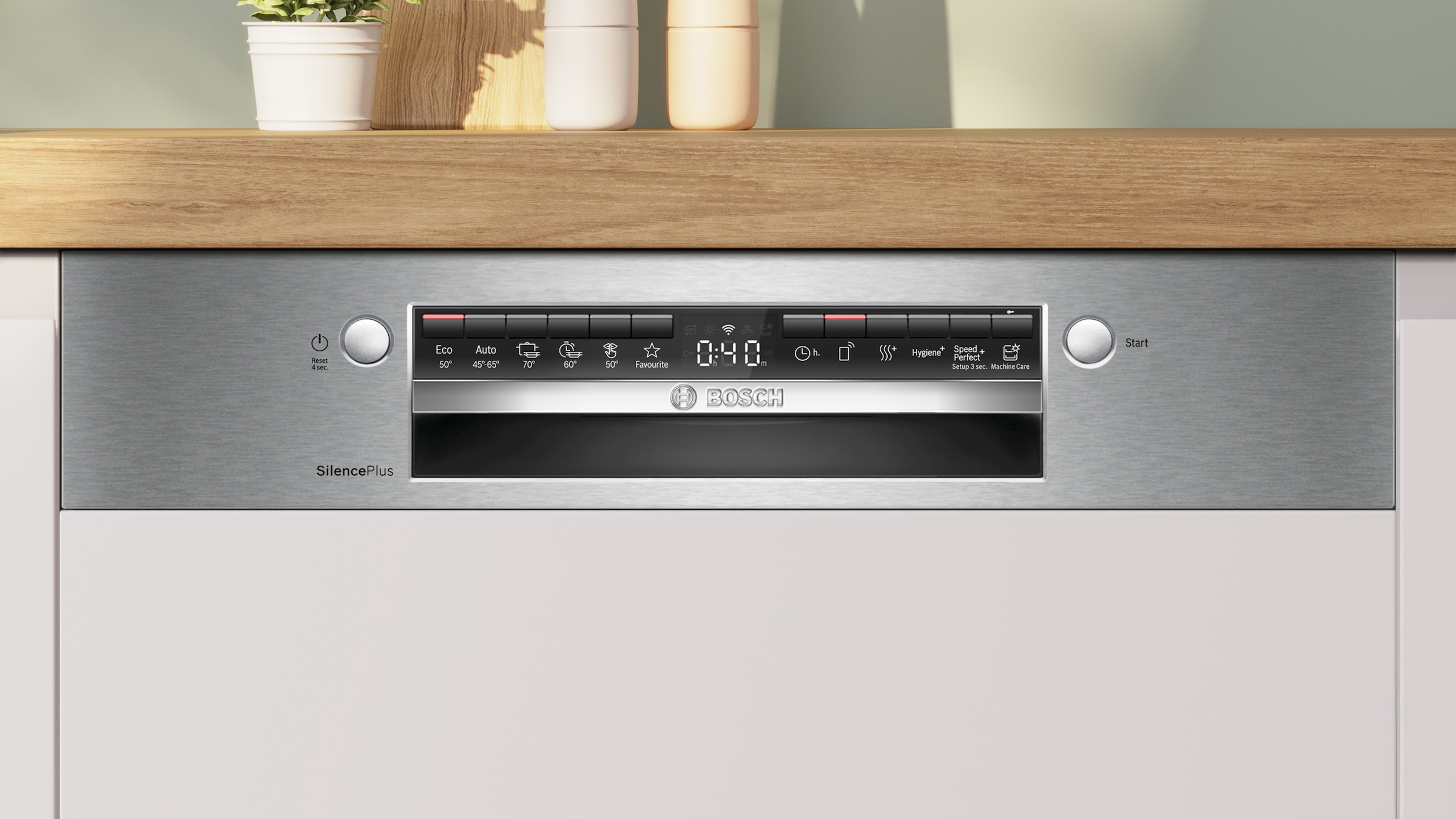 BOSCH teilintegrierbarer Geschirrspüler Serie 4 »SMI4ECS32E«, 14 Maßgedecke