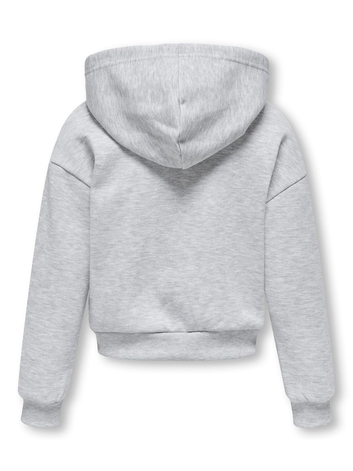 KIDS ONLY Kapuzensweatjacke »KOGFAVE L/S ZIP HOOD SWT«, mit leicht überschnittenen Schultern