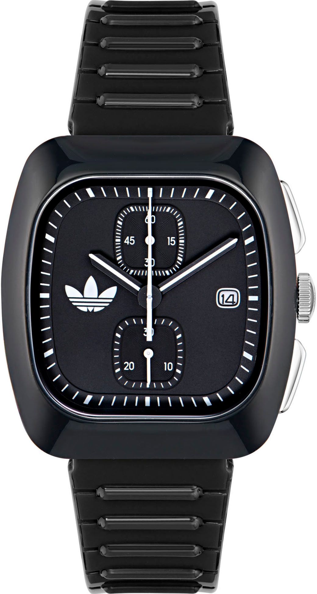 adidas Originals Chronograph »RETRO WAVE TWO CHRONO«, Quarzuhr, Armbanduhr, Herrenuhr, Damenuhr, unisex, Kunststoffarmband