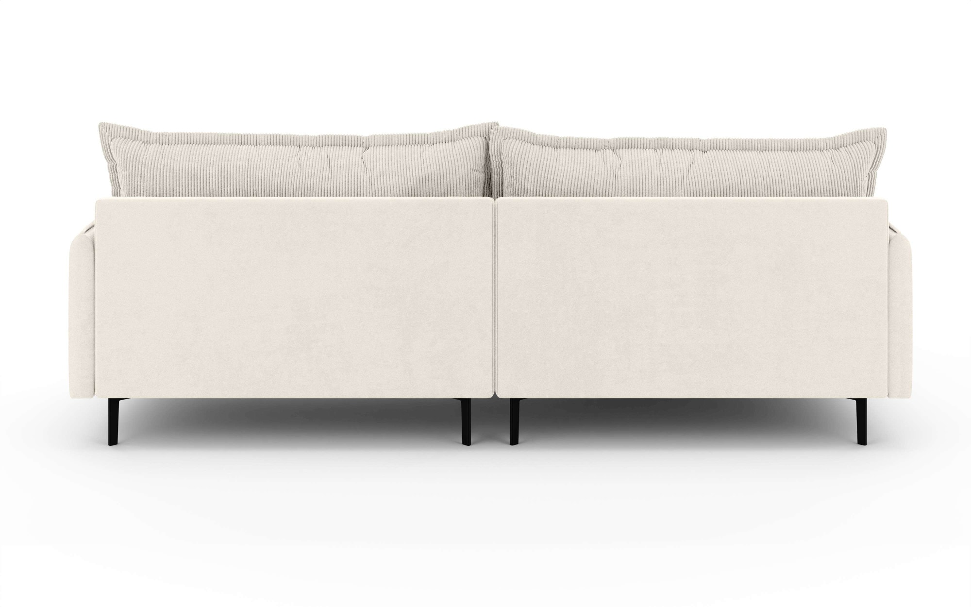 INOSIGN Ecksofa »ALEXANDRIA mit Recamiere rechts oder links bestellbar, moderne Bezüge«, L-Form mit Wellenunterfederung, Maße: B/H/T 246/86/190 cm