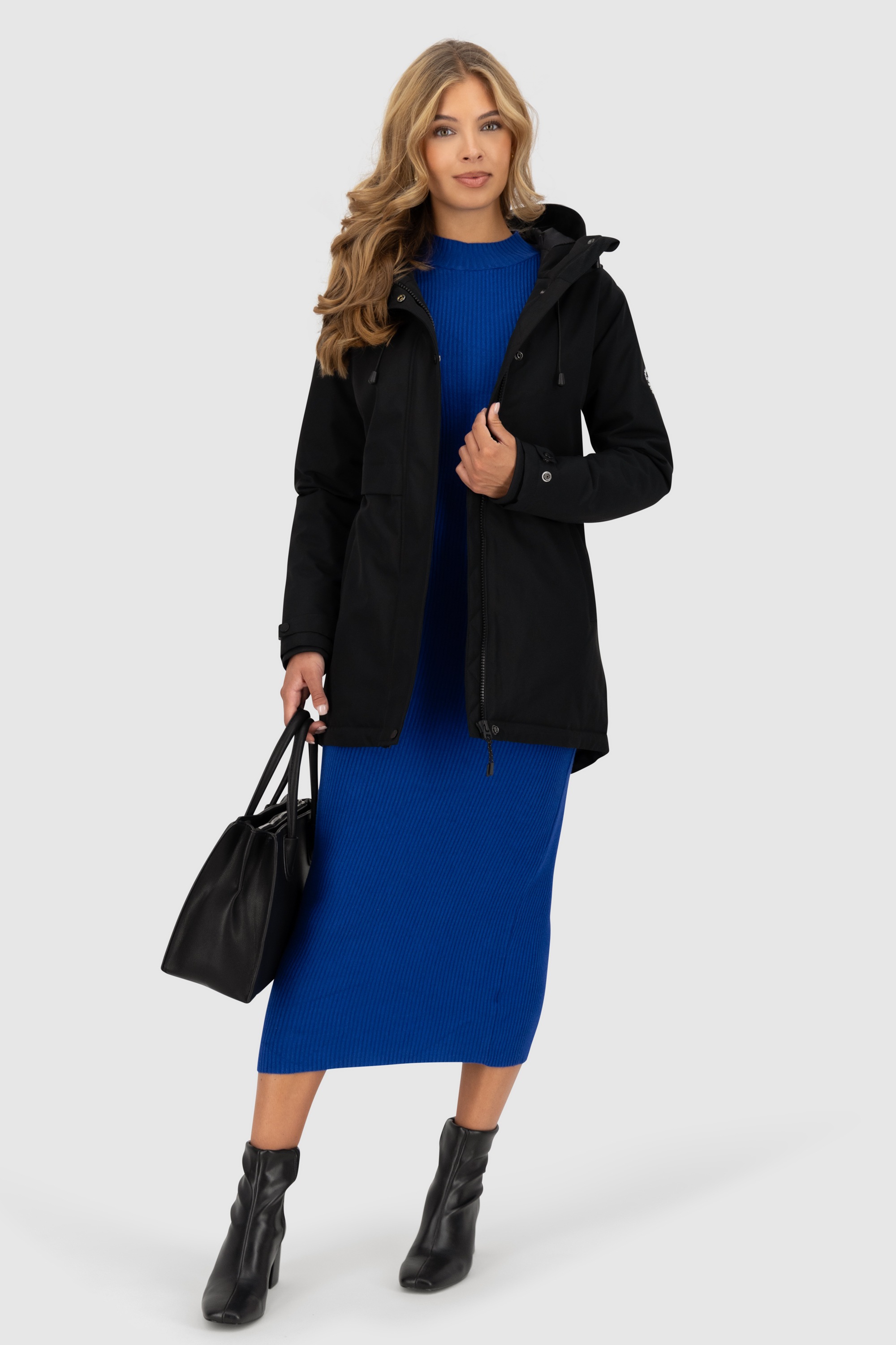 Alife & Kickin Winterjacke »Damen MarlyAK A«, Leicht taillierte Jacke mit Ärmelbündchen und Kapuze