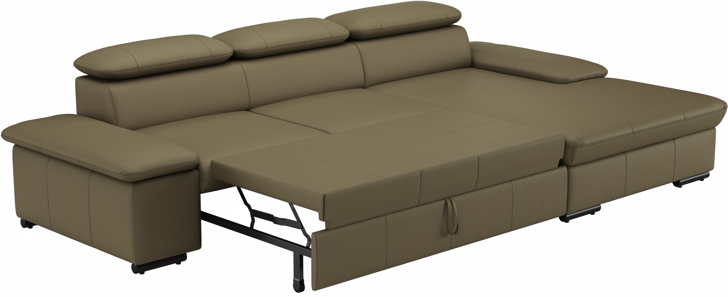 sit&more Ecksofa »Alcudia L-Form«, wahlweise mit Bettfunktion