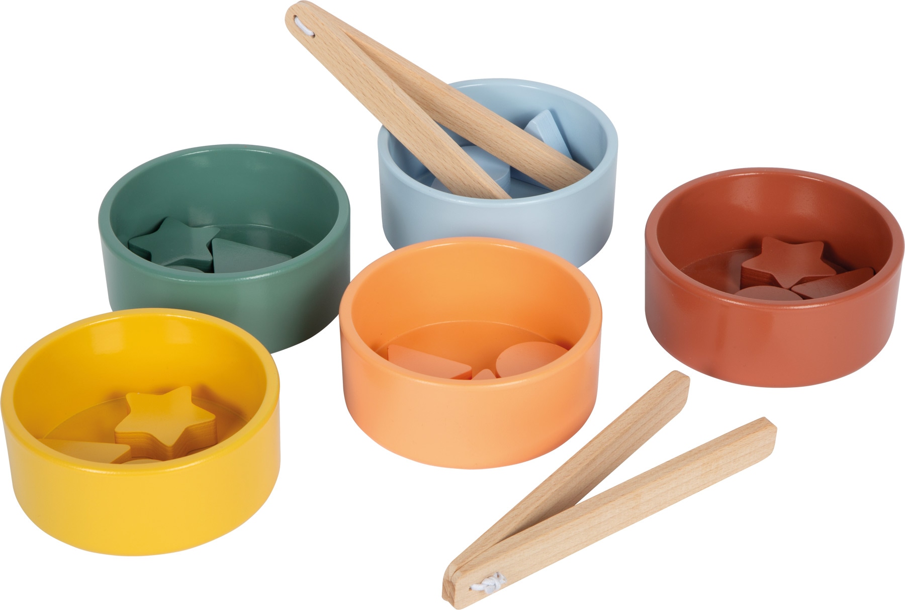 Small Foot Steckspielzeug »Sortierspiel Montessori mit Zange«
