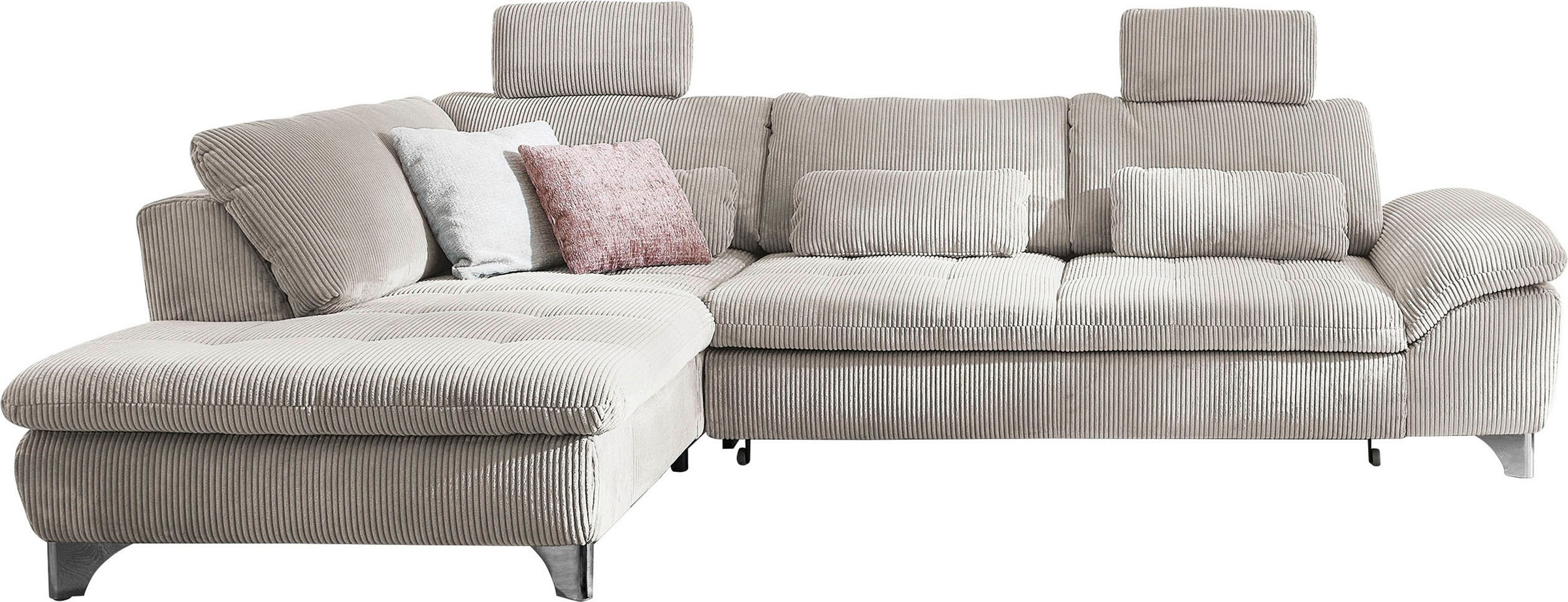 Die PlanBar Ecksofa »MP-IN14007 L-Form« wahlweise mit Bettfunktion und vers günstig online kaufen