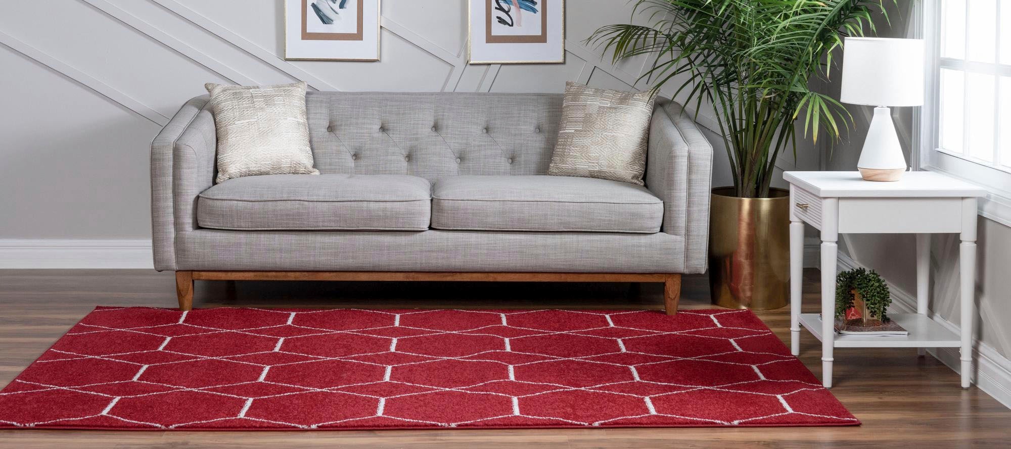 Myflair Möbel & Accessoires Teppich »Crosses Frieze Lagerräumung«, rechteckig, 8 mm Höhe, Kurzflor, gewebt, modernes Design, ideal im Wohnzimmer & Schlafzimmer