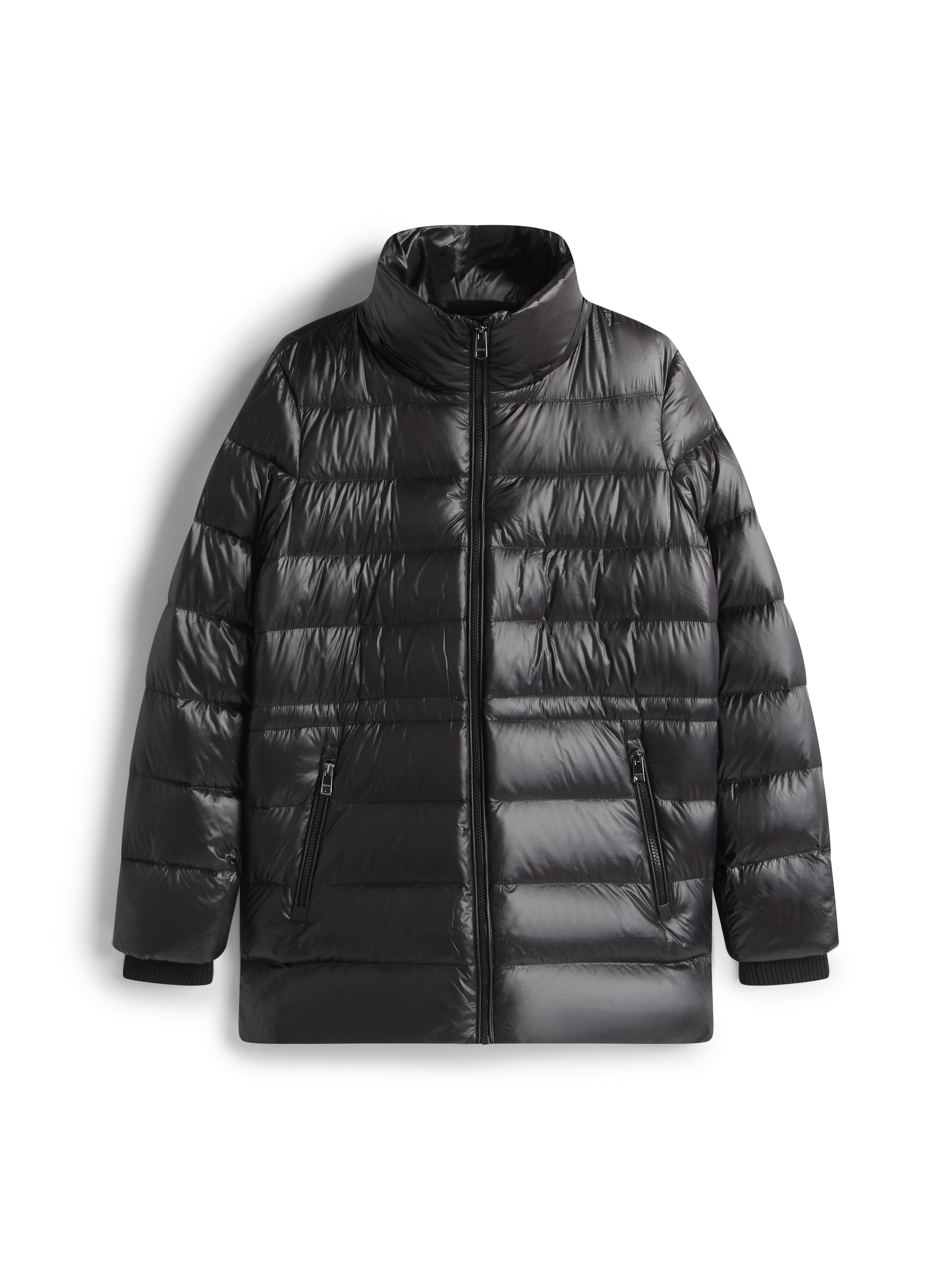 Tommy Hilfiger Steppmantel »GLOSS HW DOWN WAIST REG COAT« in leicht glänzender Optik