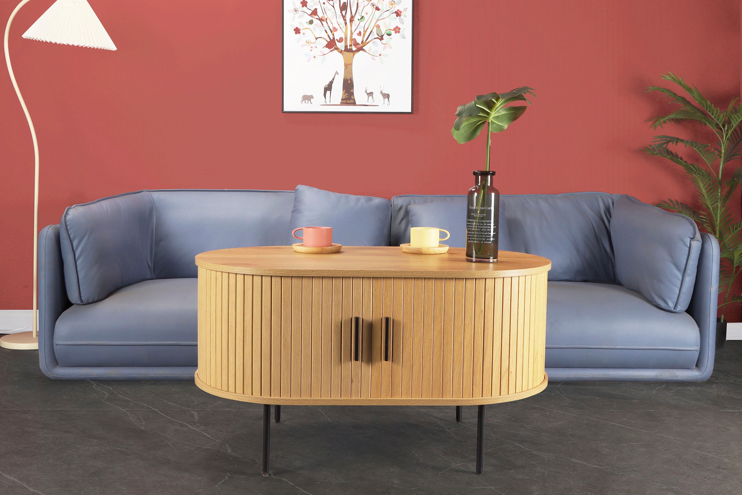 Home affaire Couchtisch 2 Schiebetüren günstig online kaufen