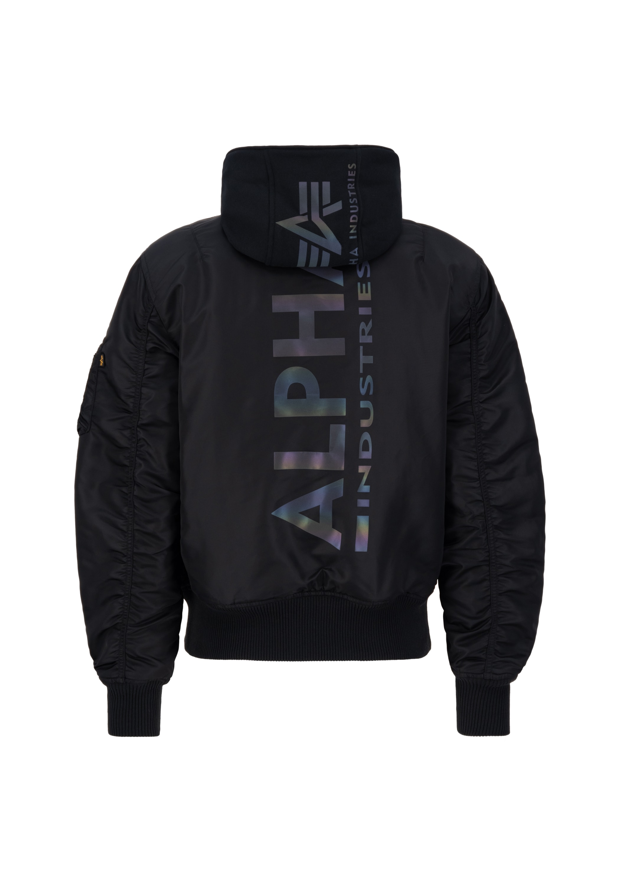 Alpha Industries Bomberjacke »Alpha Industries Men - Bomber Jackets MA-1 Zip Hood Backprint«