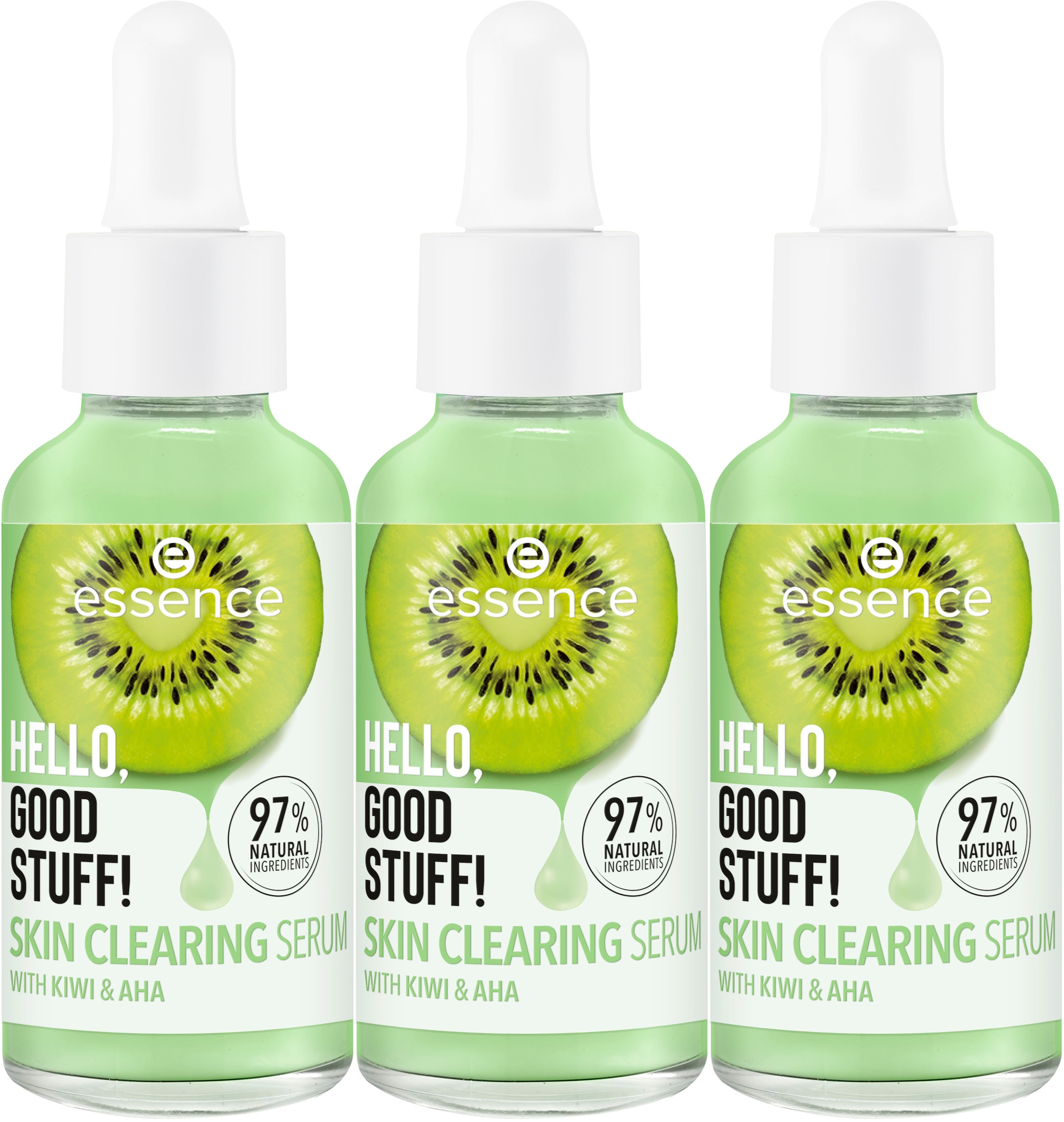 Bild von Essence Gesichtsserum »HELLO, GOOD STUFF! SKIN CLEARING Serum«, (Set, 3 tlg.)