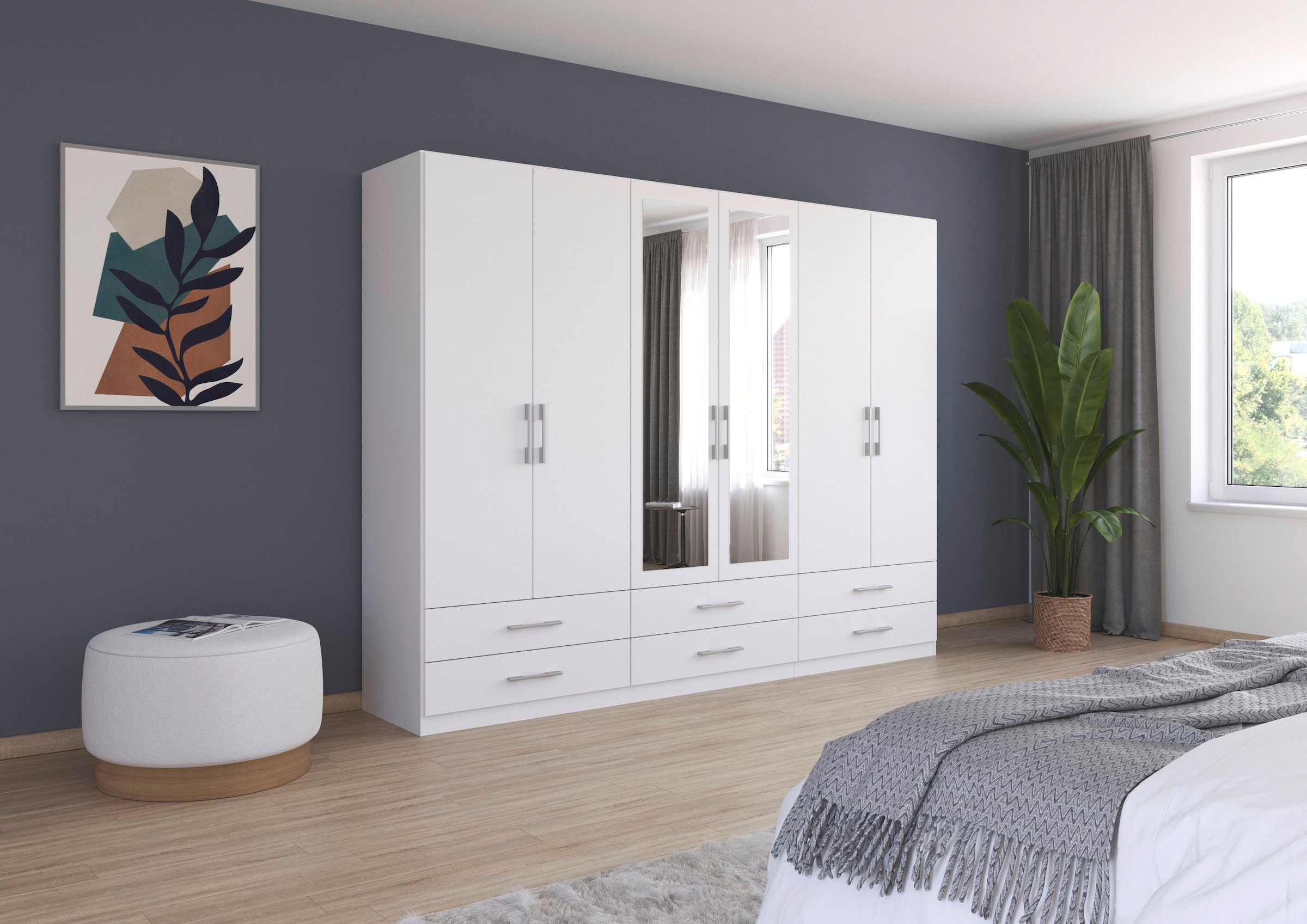 rauch Kleiderschrank »Schrank Garderobe Wäscheschrank HERSBRUCK in 2 Breiten« Breiten: 226 oder 271 cm, Höhe 210 cm, 