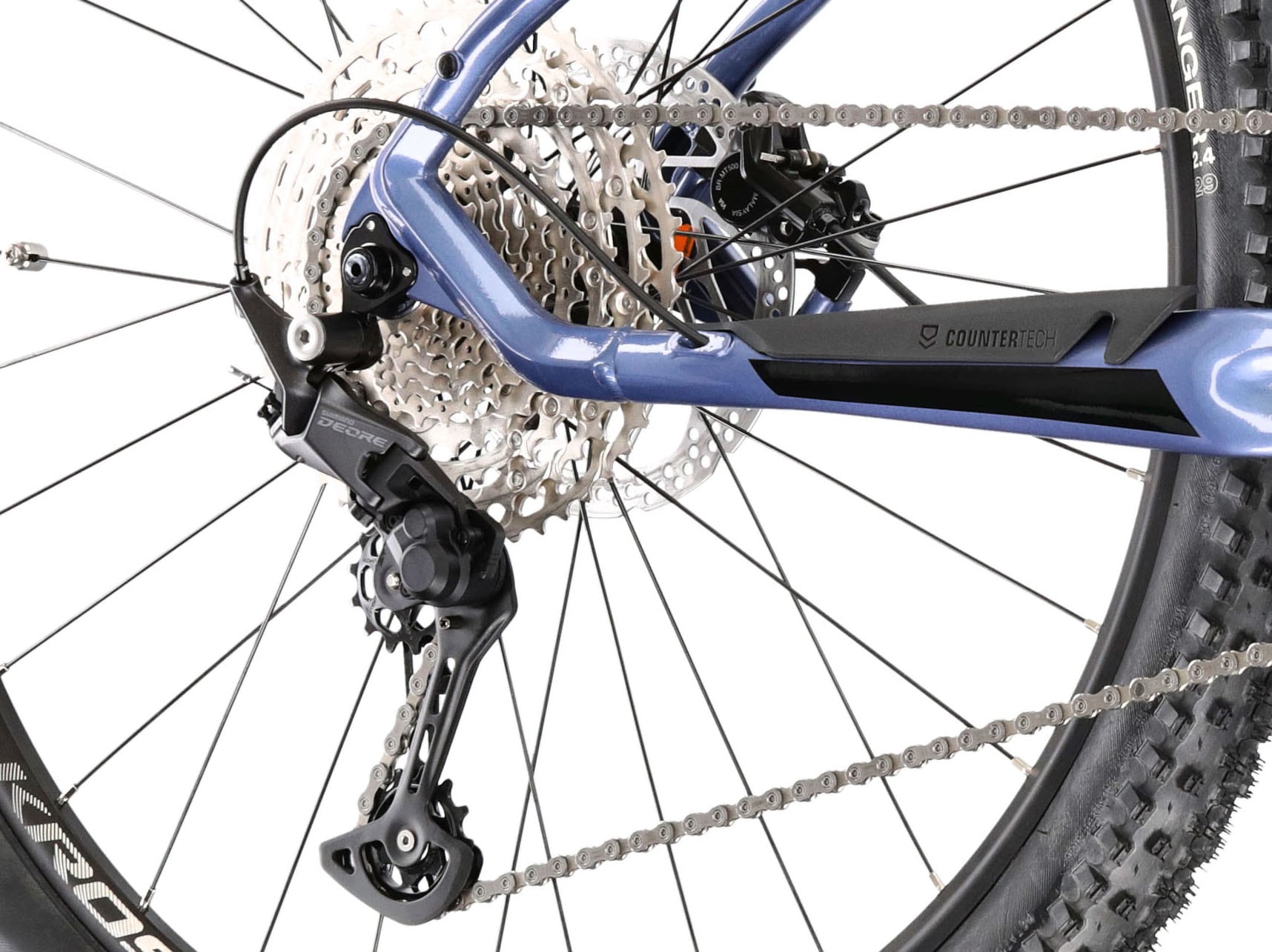 Kross E-Bike »E-MTB Level Boost 2.0 500 29 Zoll blau«, 11 Gang, Shimano, DEORE M5100, Mittelmotor 250 W, Pedelec, Elektrofahrrad für Damen und Herren