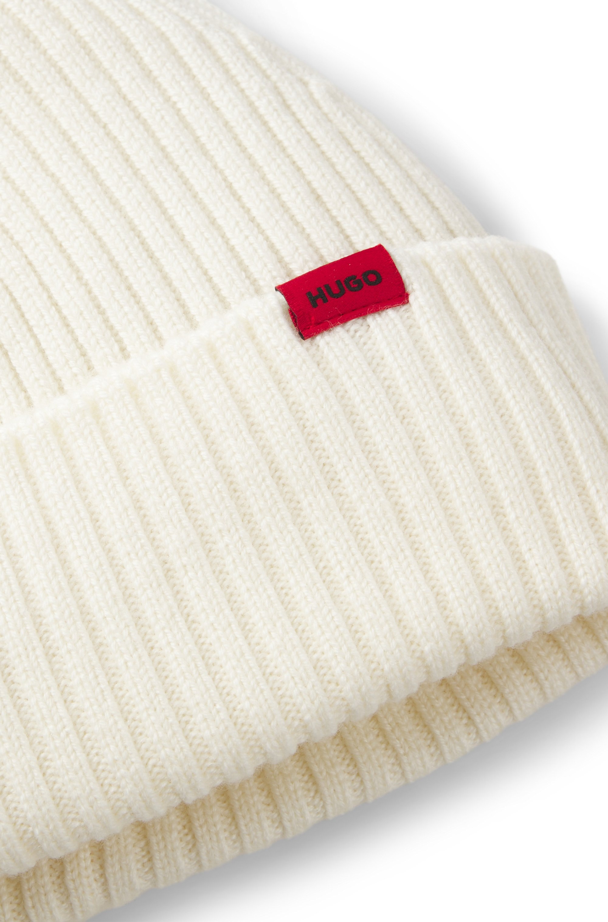 HUGO Beanie »Xola« mit Labelaufnäher, unisex