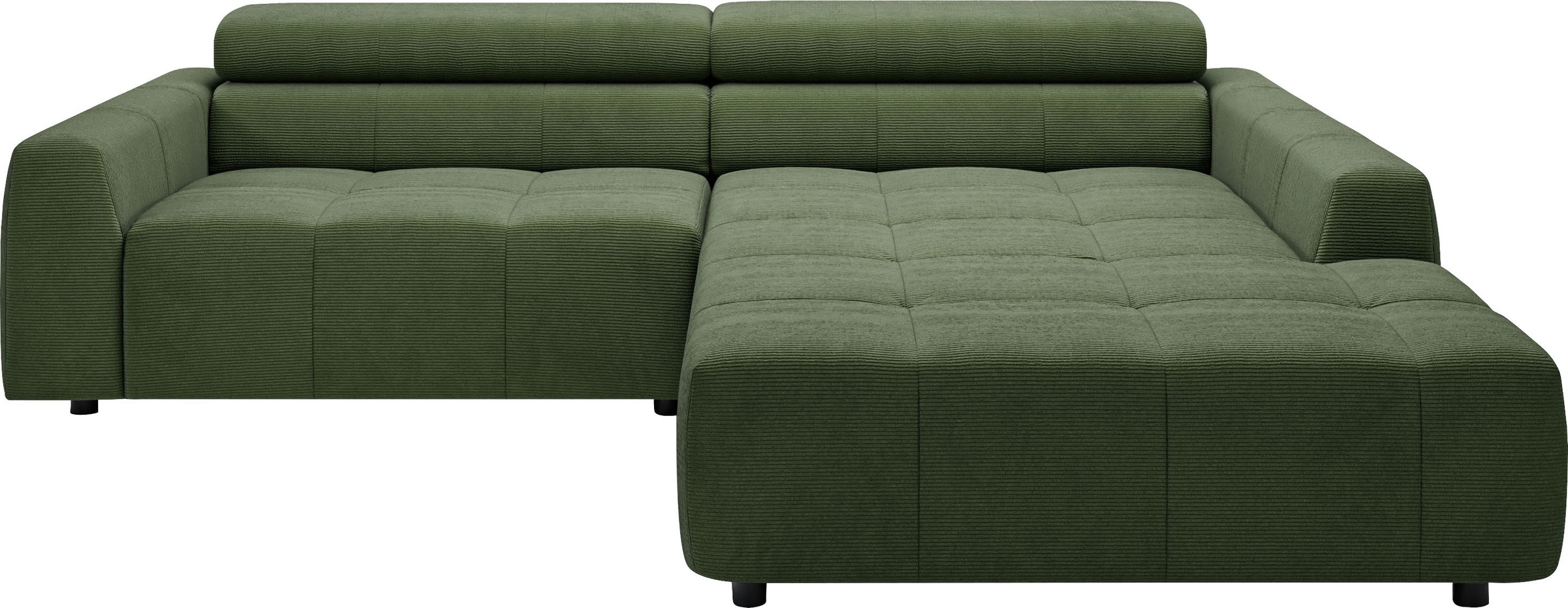 3C Candy Ecksofa »Denver auch mit Cord- und Easy care-Bezug, Kopfteilverste günstig online kaufen