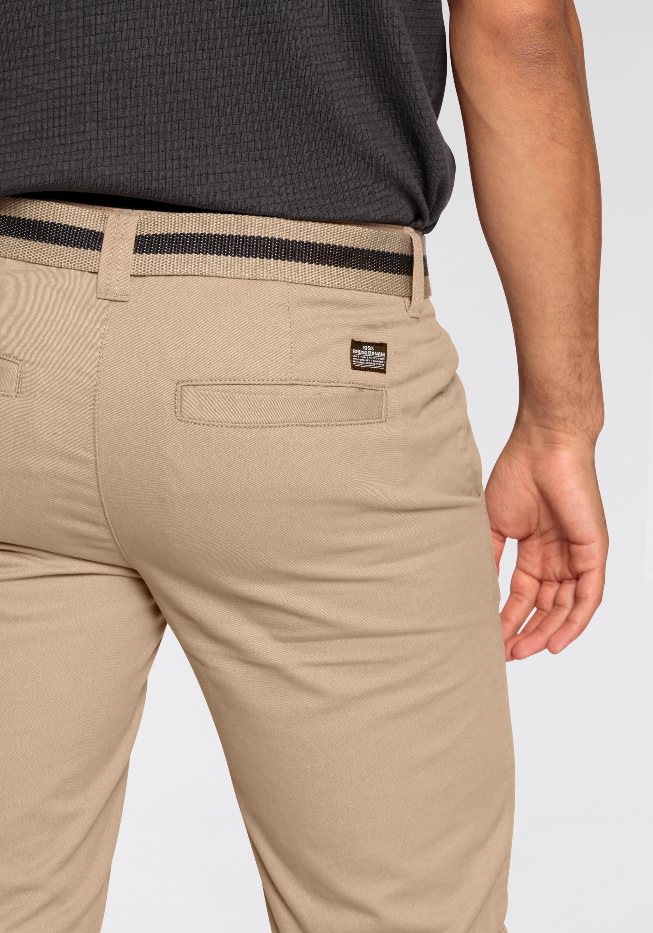 4. Bild von Bruno Banani Chinoshorts, inklusive Gürtel
