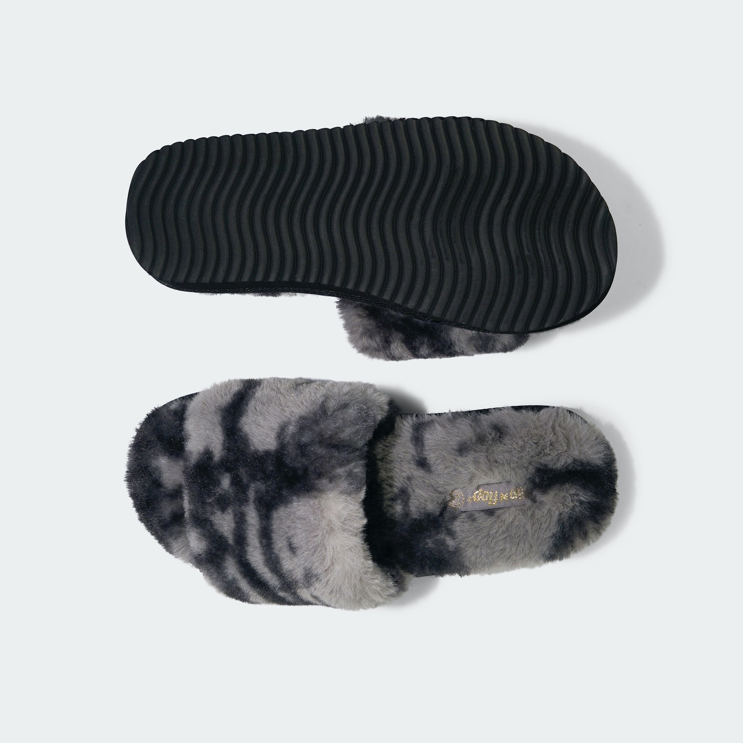 Flip Flop Pantoffel »slide*fur 2 tone«