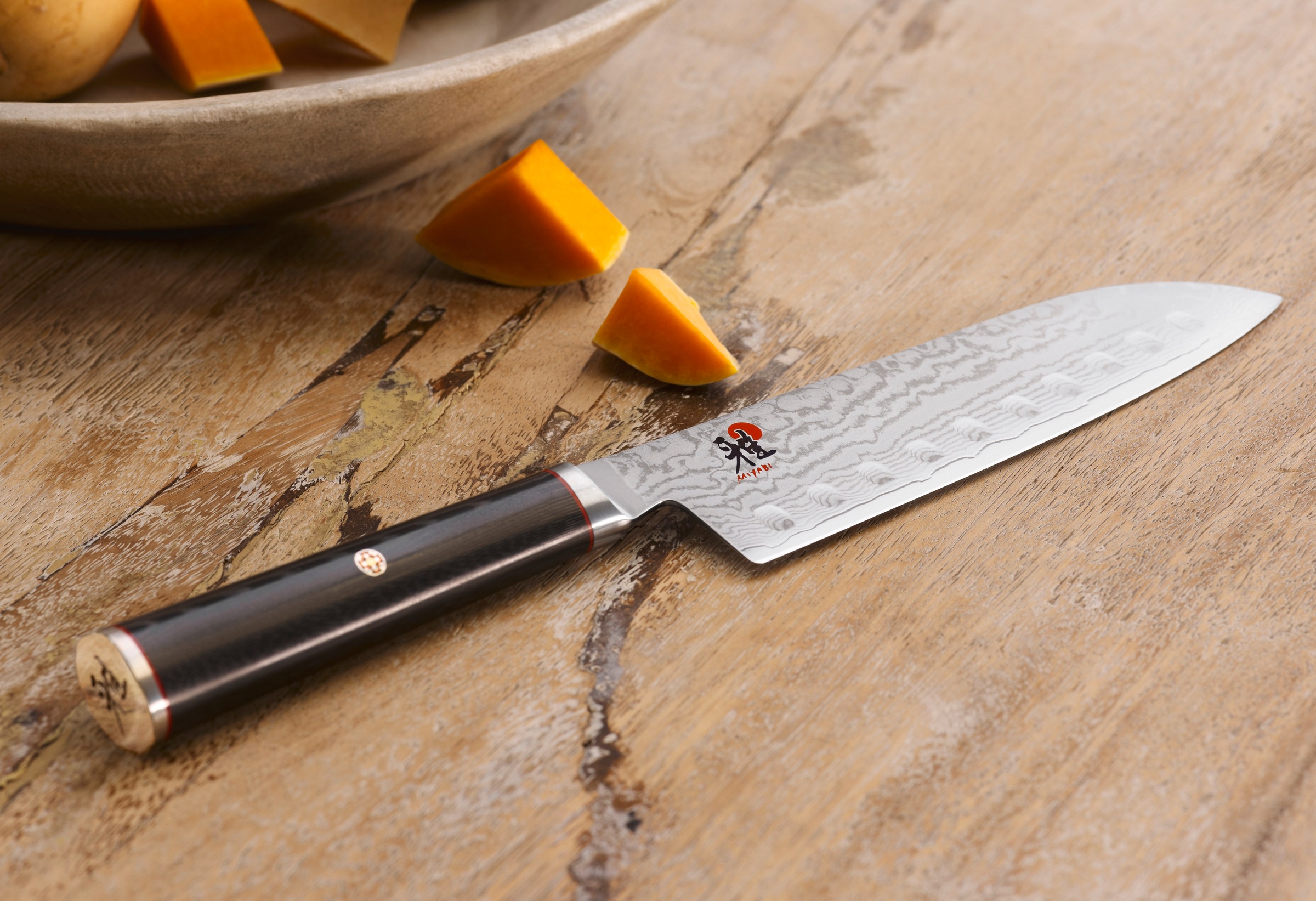 MIYABI Santokumesser »Miyabi 5000FCD Santoku« Klingenlänge 18 cm, FRIODUR e günstig online kaufen