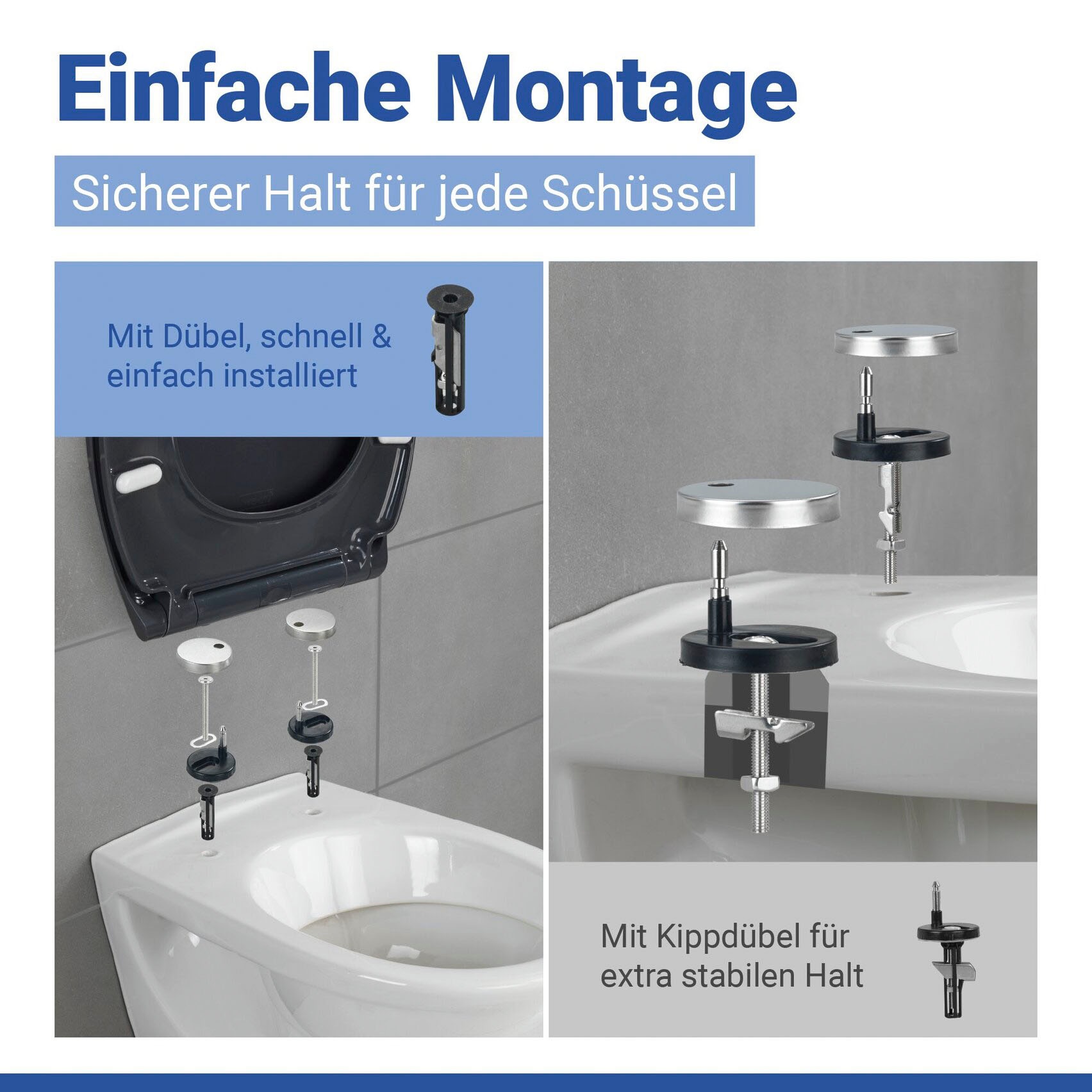 WENKO WC-Sitz »Samos« Mit Absenkautomatik
