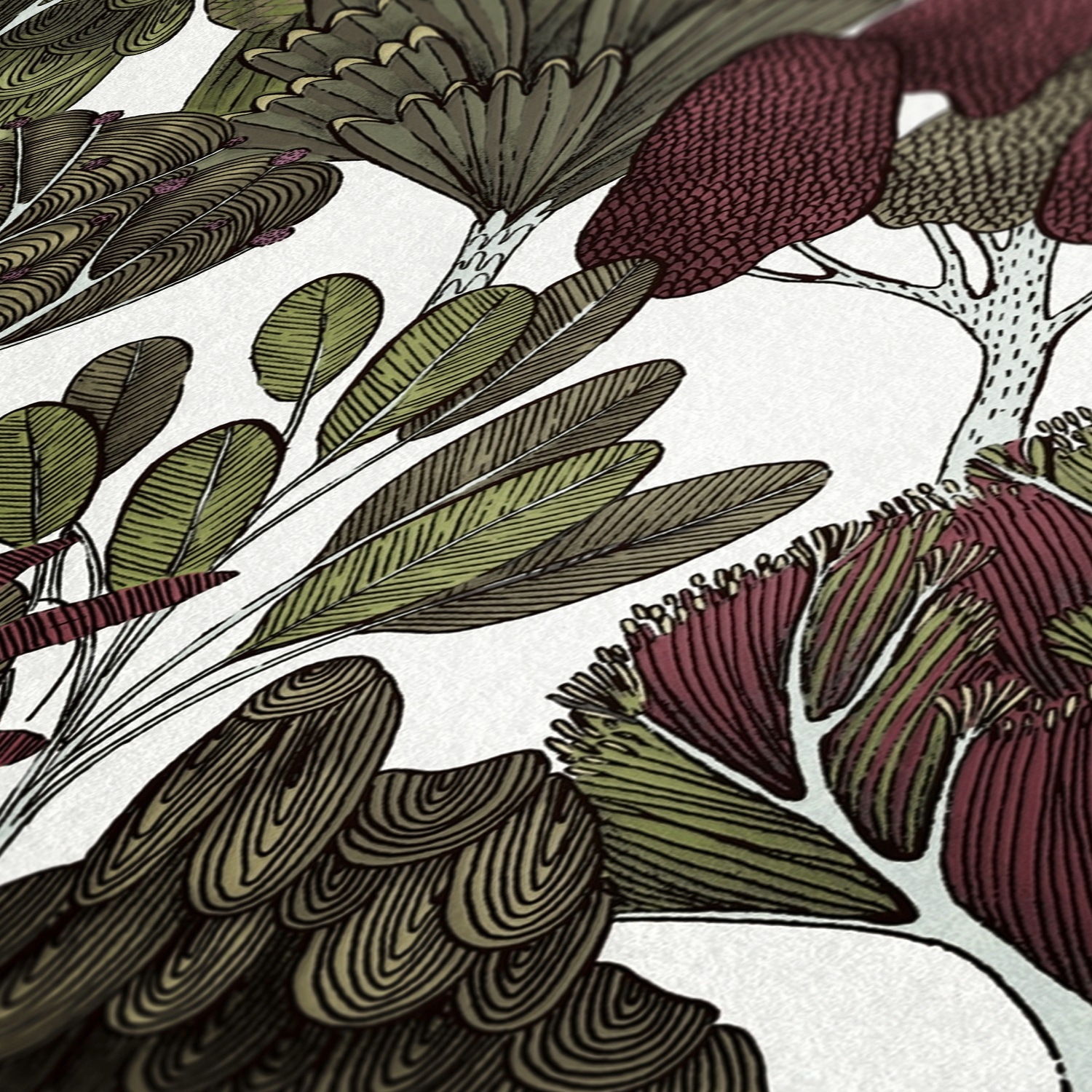 Architects Paper Vliestapete »Floral Impression«, floral-botanisch-Wald, Blumentapete Tapete Dschungel Tapeten Wohnzimmer Schlafzimmer Küche