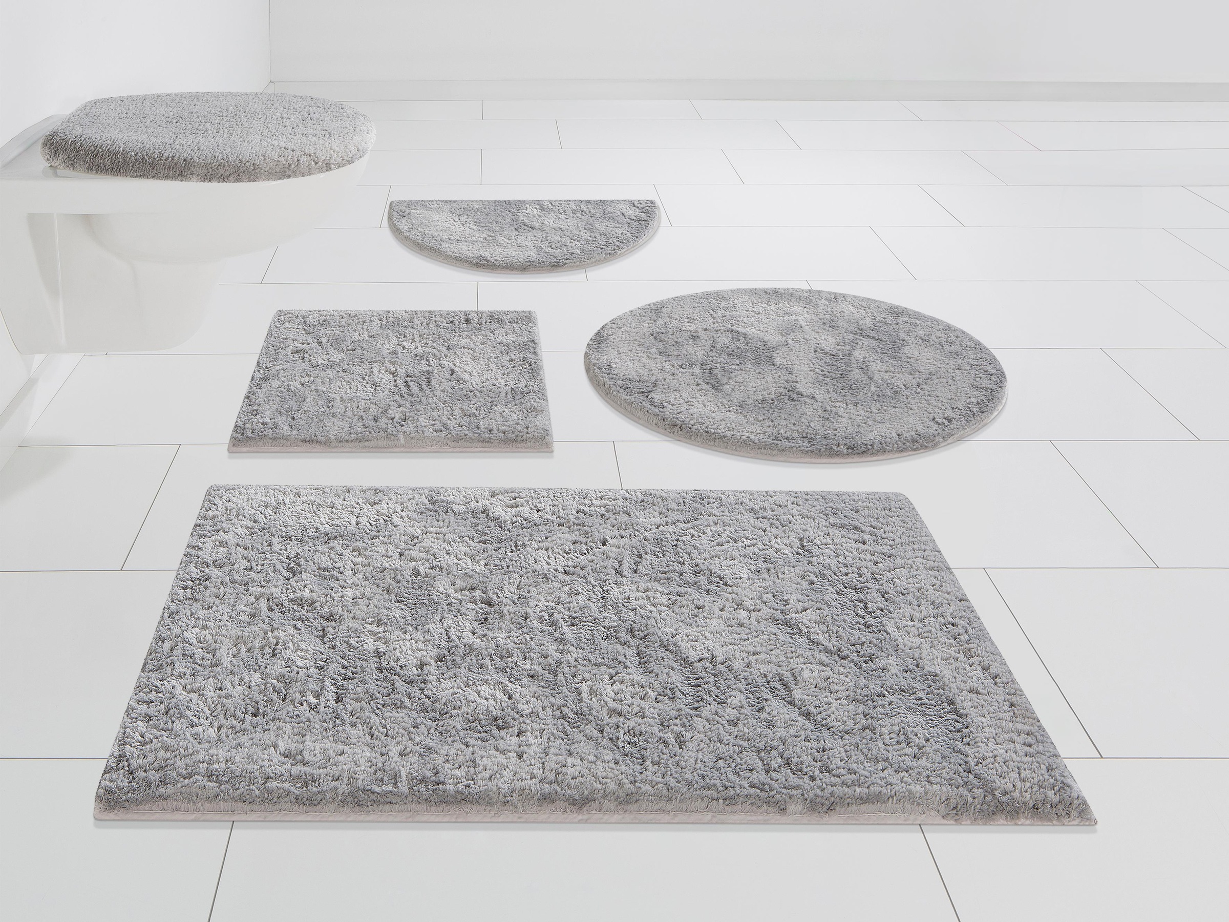 my home Badematte »Jos, Badvorleger, Badezimmer Teppich«, rutschhemmend bes günstig online kaufen