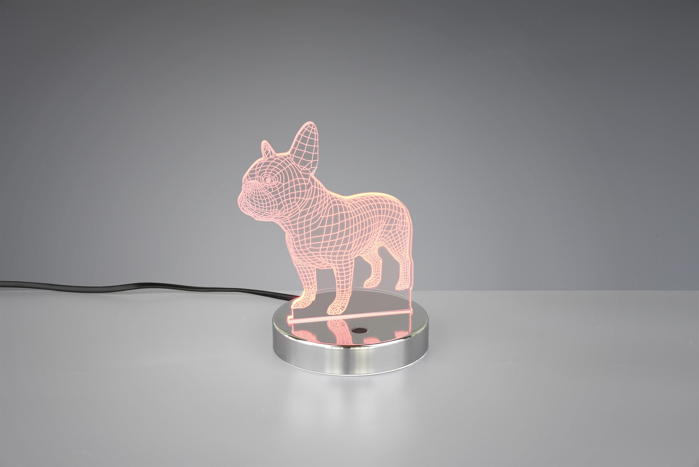 3D-Optik, »Dog«, Tischlampe Farbwechsel flammig-flammig, LED 1 online Touchschalter per bestellen TRIO Hunde-Design Tischleuchte Leuchten und im