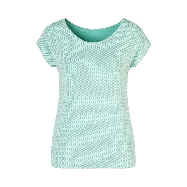 bestellen Saum elastischem T-Shirt, online (2er-Pack), mit Vivance