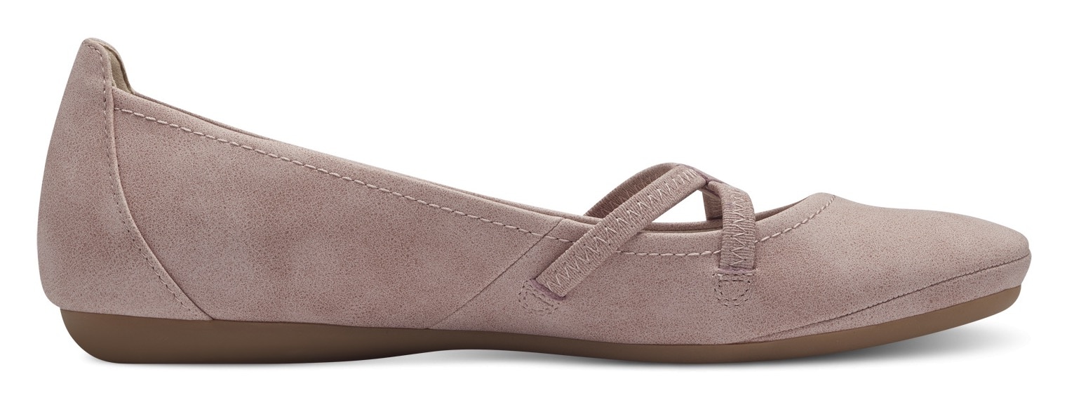 Tamaris Ballerina »Caterina«  Flats, Festtagsmode, Slipper mit Gummizugriemchen