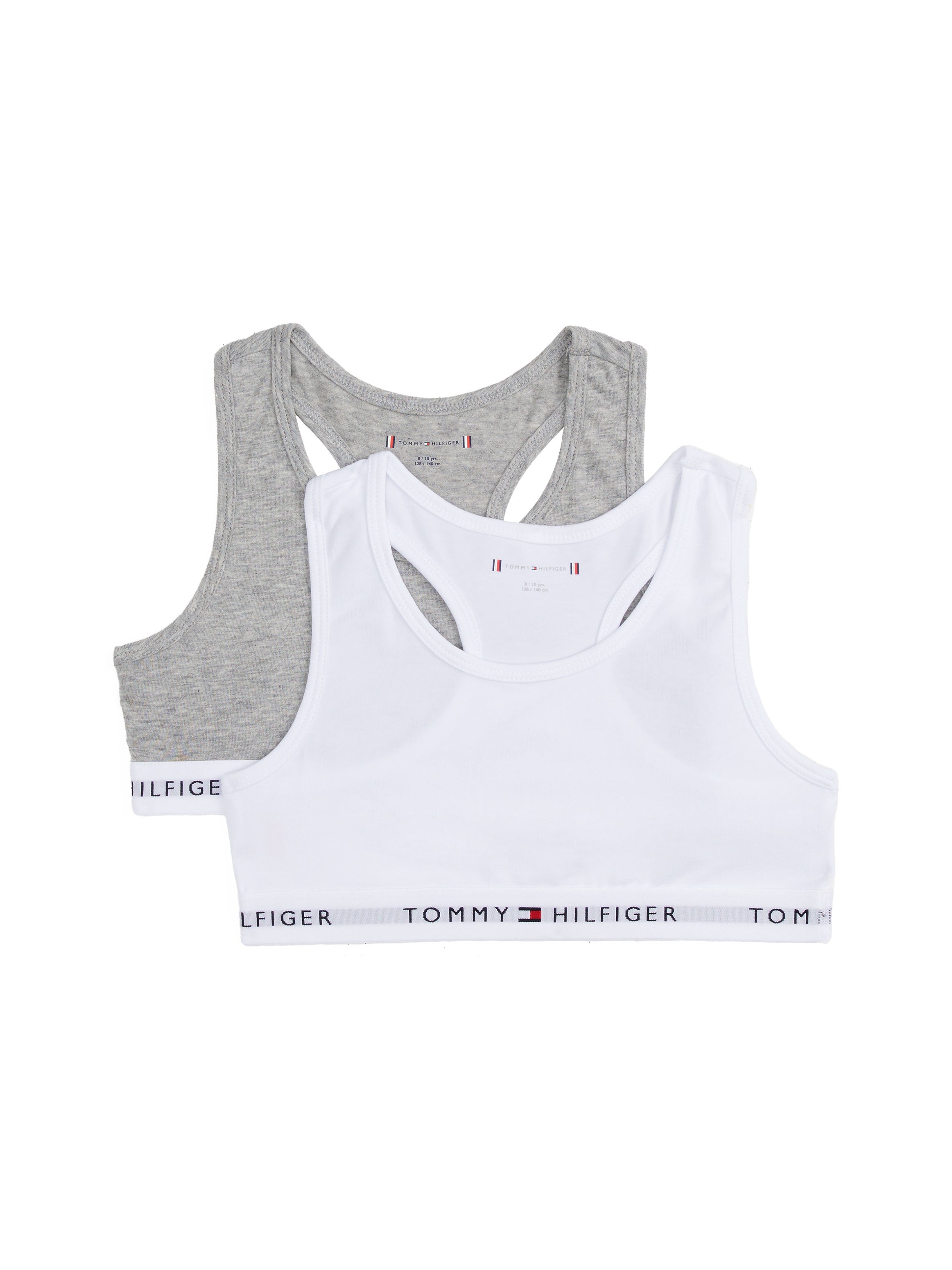 TOMMY HILFIGER UNDERWEAR Teenie-BH »2 PK BRALETTE mit elastischem Bund im 2er-Pack« Packung, 2er, unifarben, casual, körpernah, Baumwollmix...