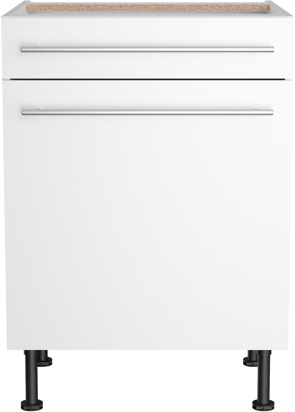 KOCHSTATION Unterschrank "KS-Bern2" Breite 60 cm, 1 Tür, 1 Schubkasten, 1 E günstig online kaufen