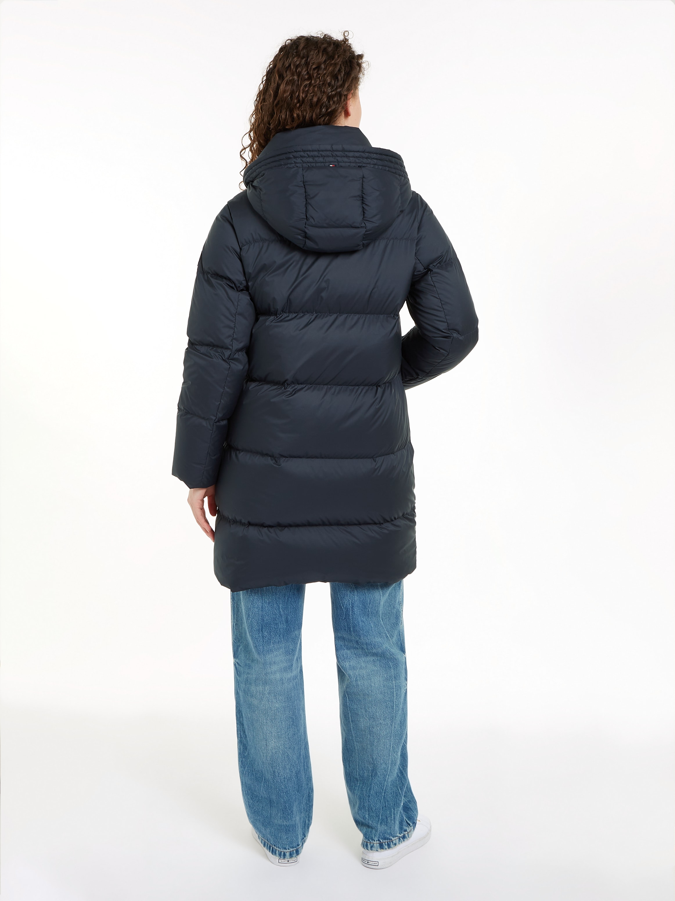 Tommy Hilfiger Steppmantel »HW DOWN CASUAL COAT«, Mit Kapuze