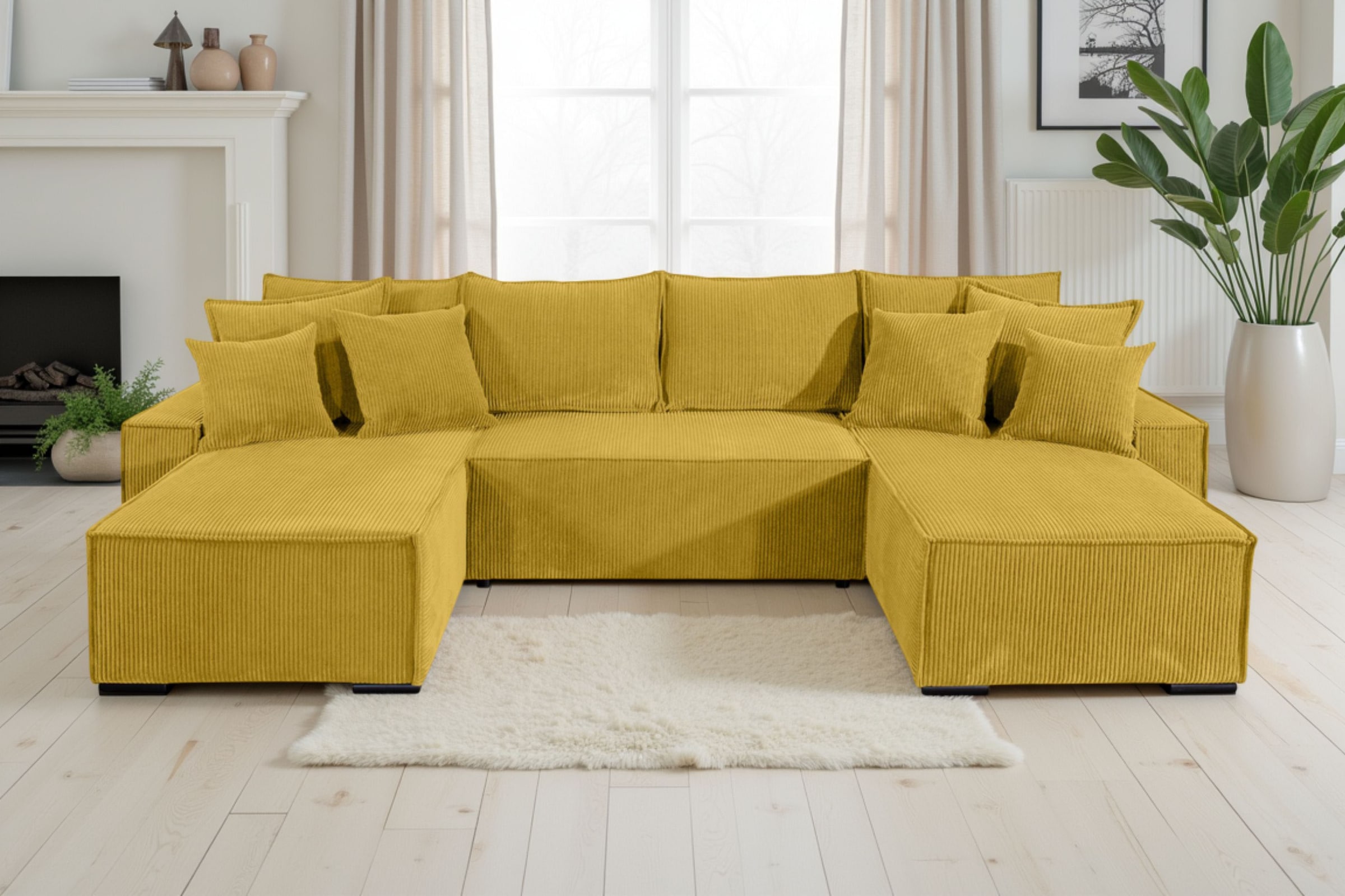 COLLECTION AB Wohnlandschaft Wohnlandschaft,2 Ottomane,Bonnelfederkern,Schl günstig online kaufen