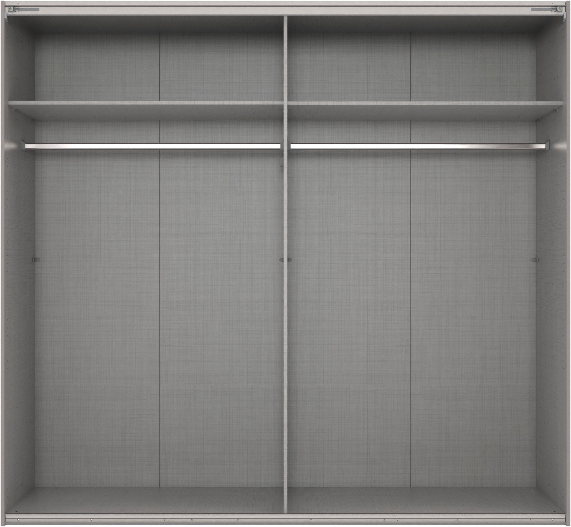 Wimex Kleiderschrank »Mugano, Made in Germany, Lieferung bis in Deine Etage und Stellort«, (wähle Deine Ausstattung: Basic oder Premium!), 3 Schwebetüren, große Größen, mit oder ohne Spiegel, Metallgriffe