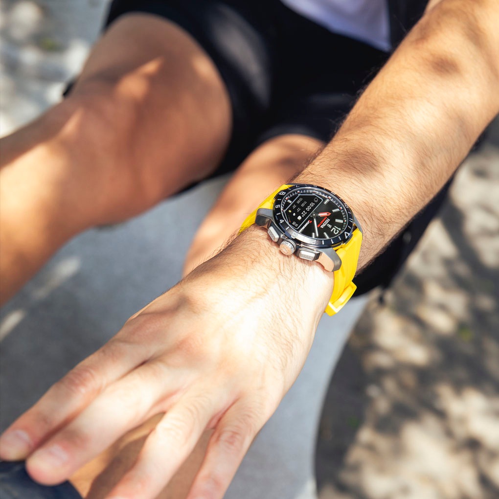 Festina Smartwatch »Connected D«, Quarzuhr, Armbanduhr, Herrenuhr, Schrittzähler, Weltzeit, Stoppfunkt.)