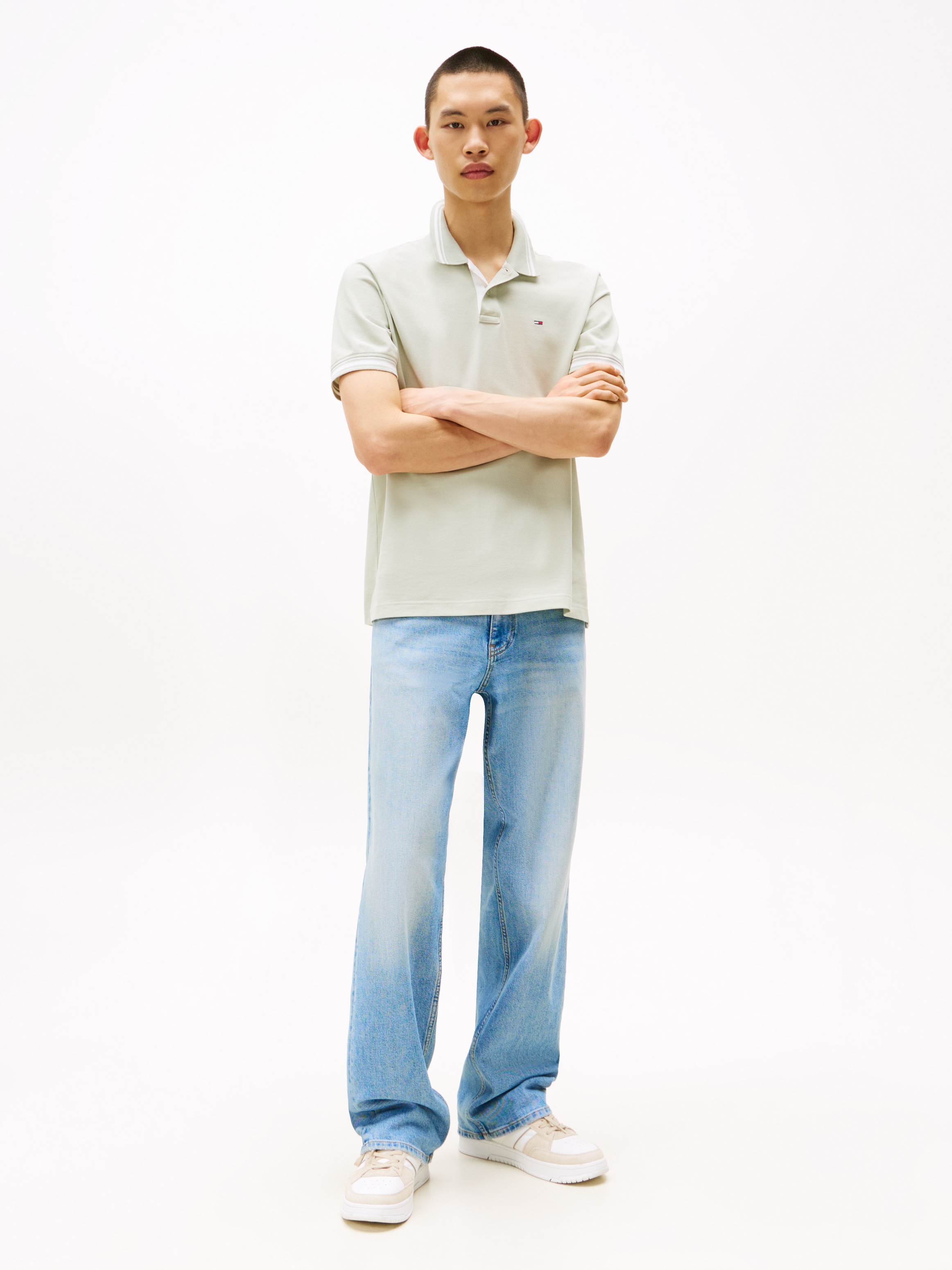 Tommy Jeans Poloshirt »TJM REG TIPPED POLO EXT«, Mit Rundhalsausschnitt