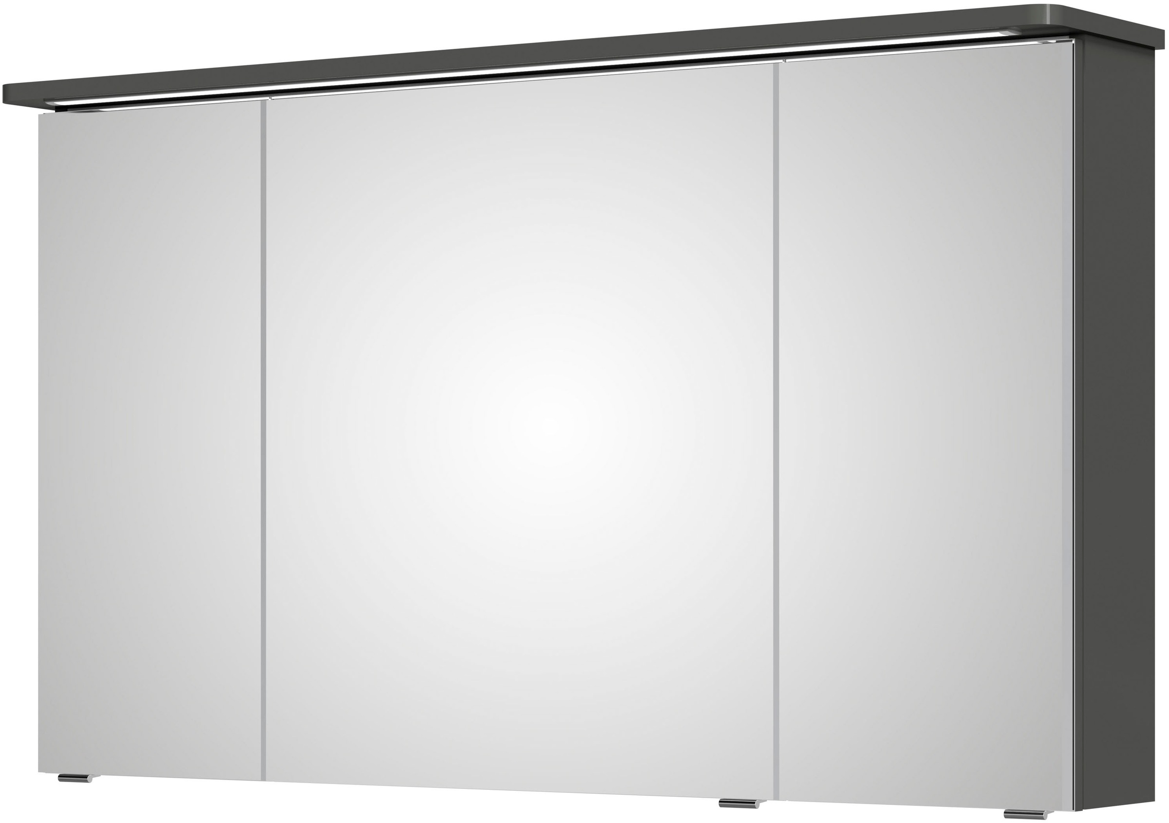 Saphir Badmöbel-Set »Serie 4005«, (Set, 3 St.), Badmöbel-Set Serie 4005, vormontiert, Glaswaschbecken, Spiegelschrank