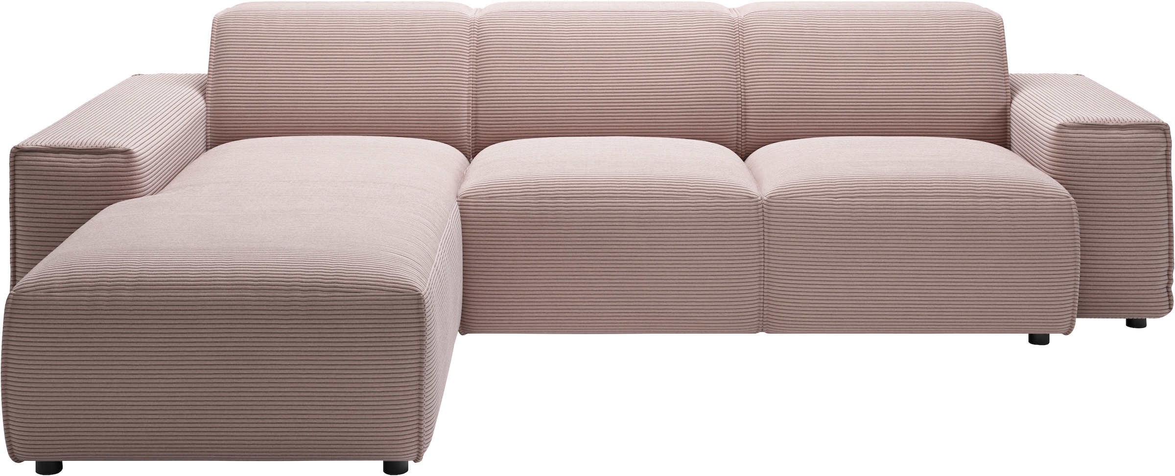 andas Ecksofa »Glimminge L-Form auch in Breitcord, Feincord + Easy care-Bezug,«, Breite 264, Zierkissen
