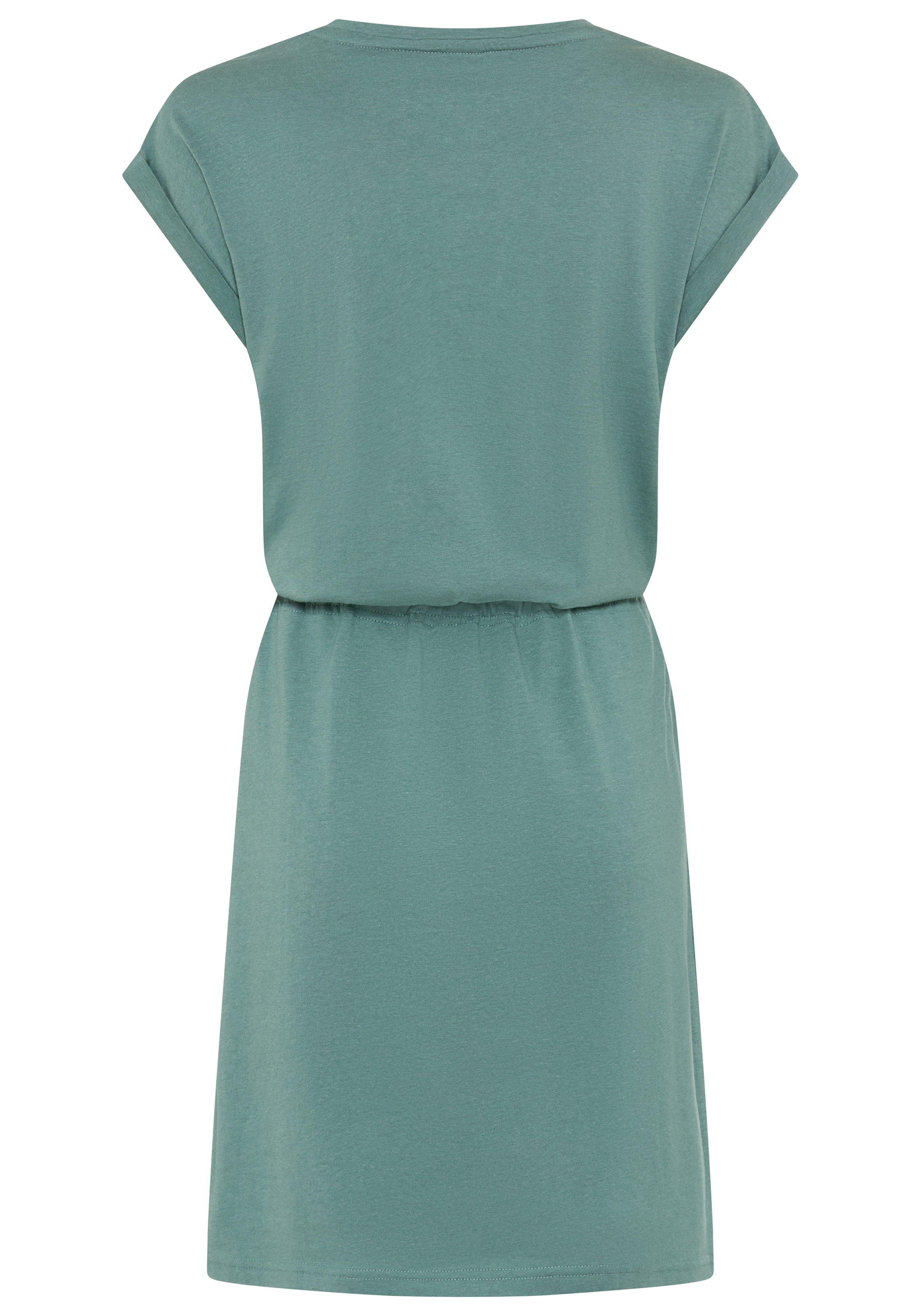 KangaROOS Shirtkleid figurumspielendes Kleid, für Casualmode und Streetwear, Kurzarm