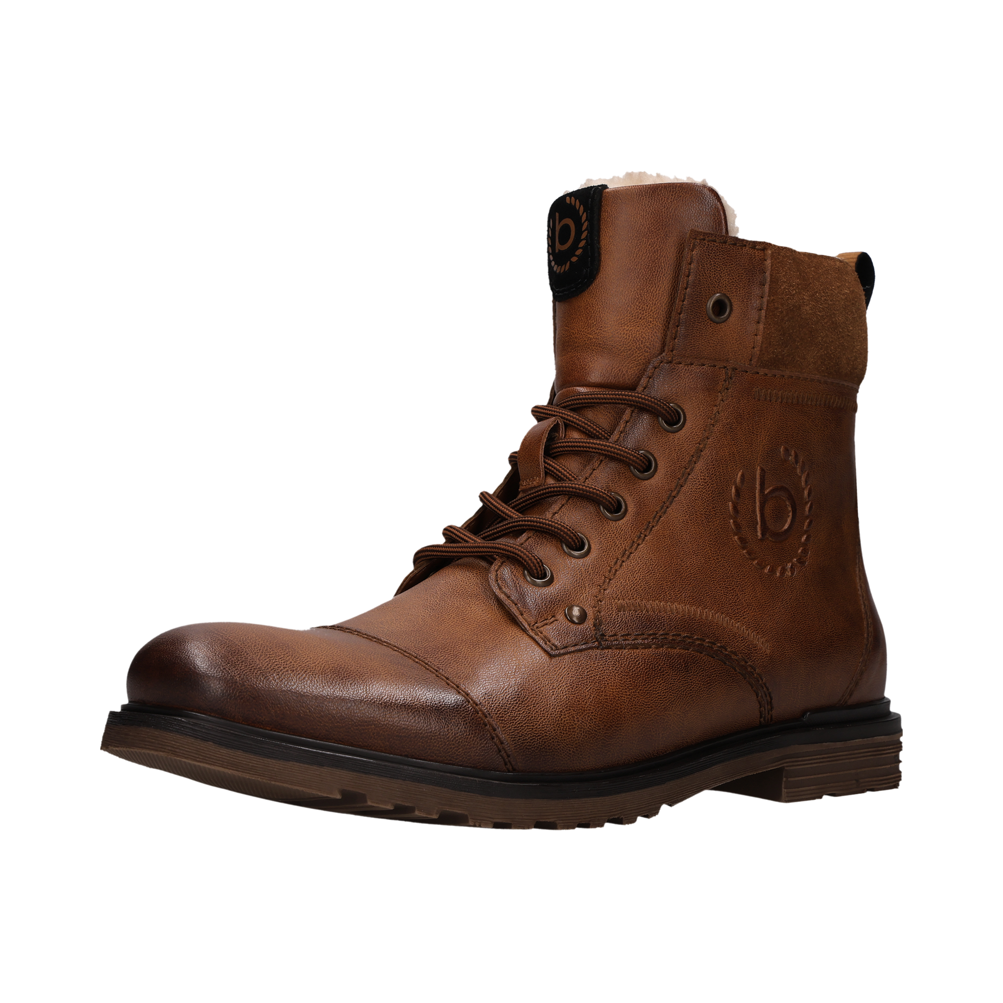 bugatti Schnürboots  Schnürstiefelette, Winterboots mit Warmfutter