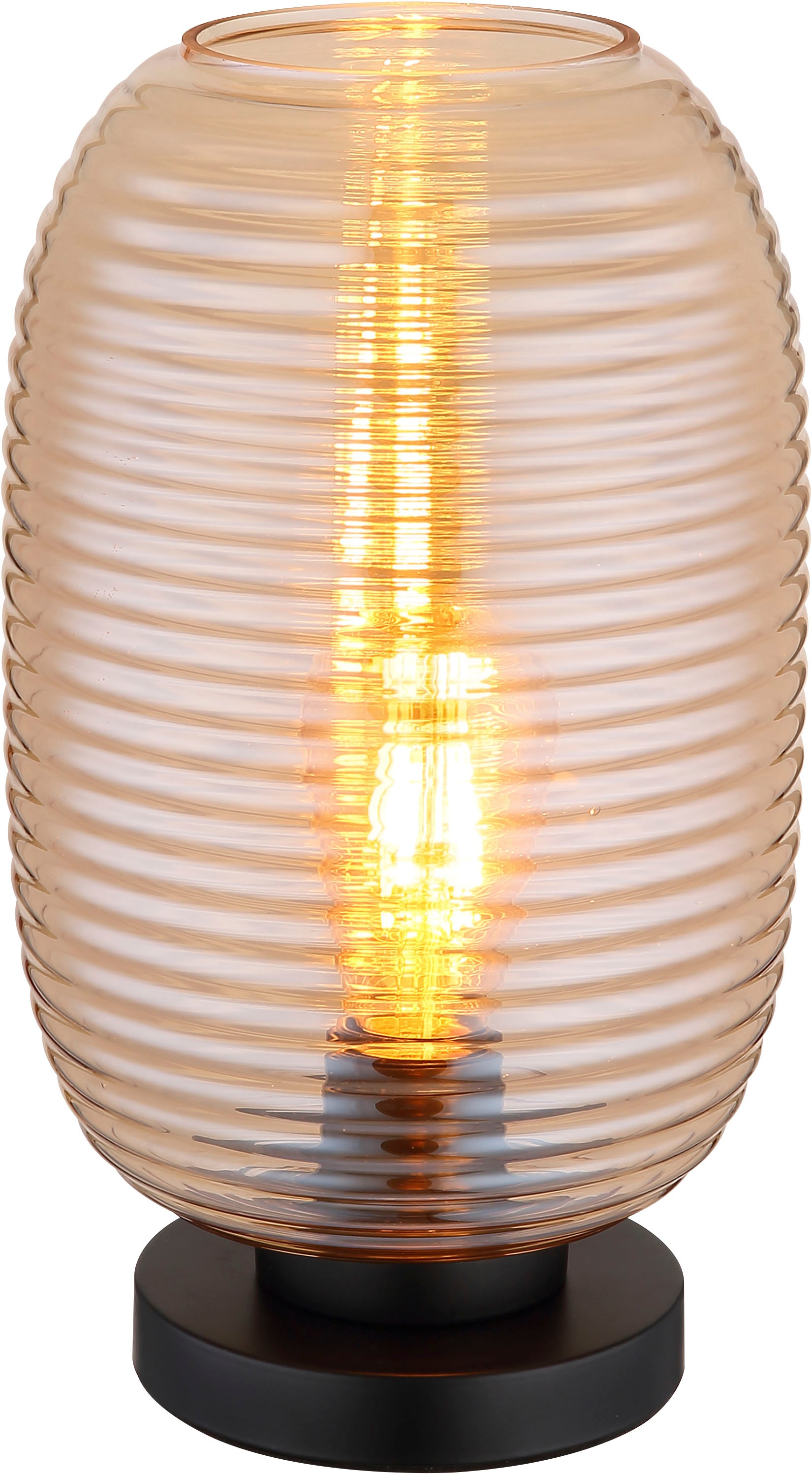 GLOBO LIGHTING Tischleuchte »JEFREY« E27 1 Stk. Tischlampe Nachttischlampe günstig online kaufen