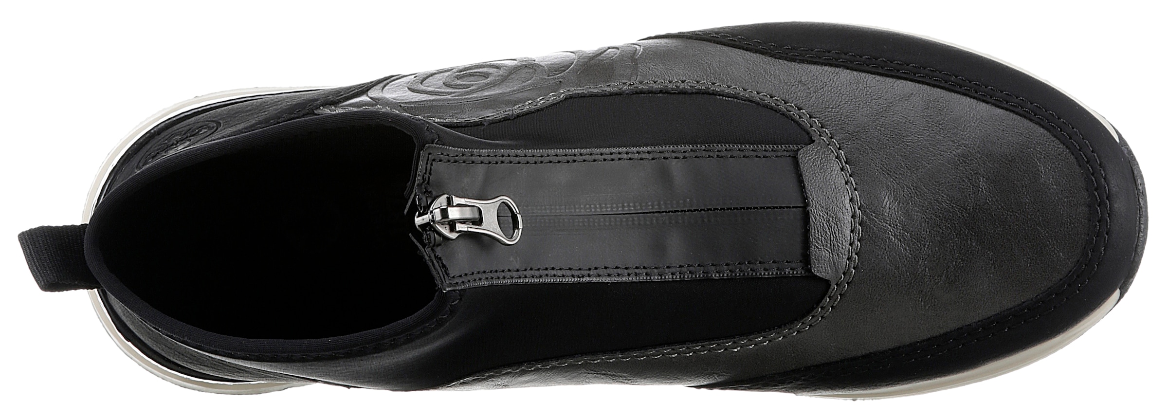 Rieker Slip-On Sneaker, Schlupfboots, Stiefelette, High top Sneaker in veganer Verarbeitung
