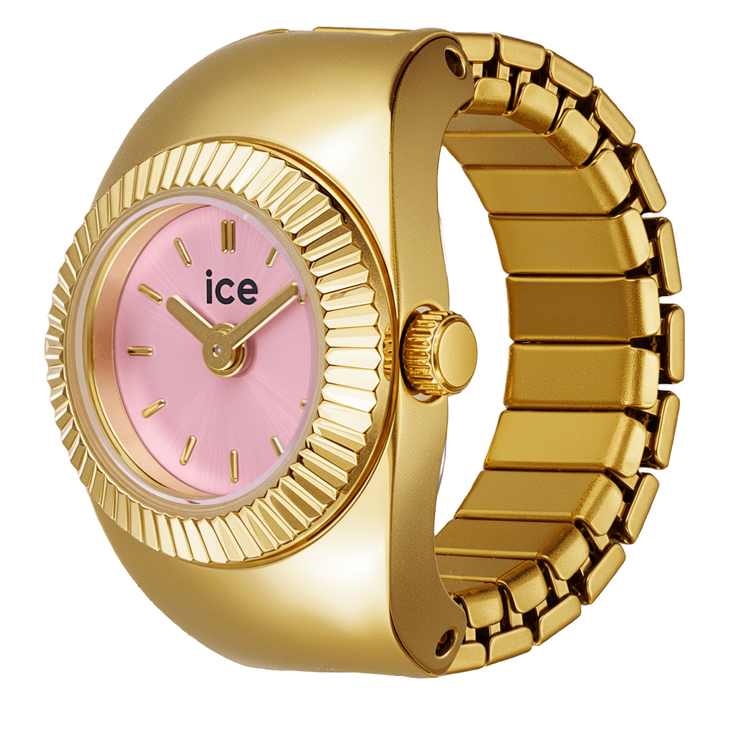 ice-watch Uhrenring »Chouchou« Quarzuhr, Damenuhr, Edelstahlringschiene, analog
