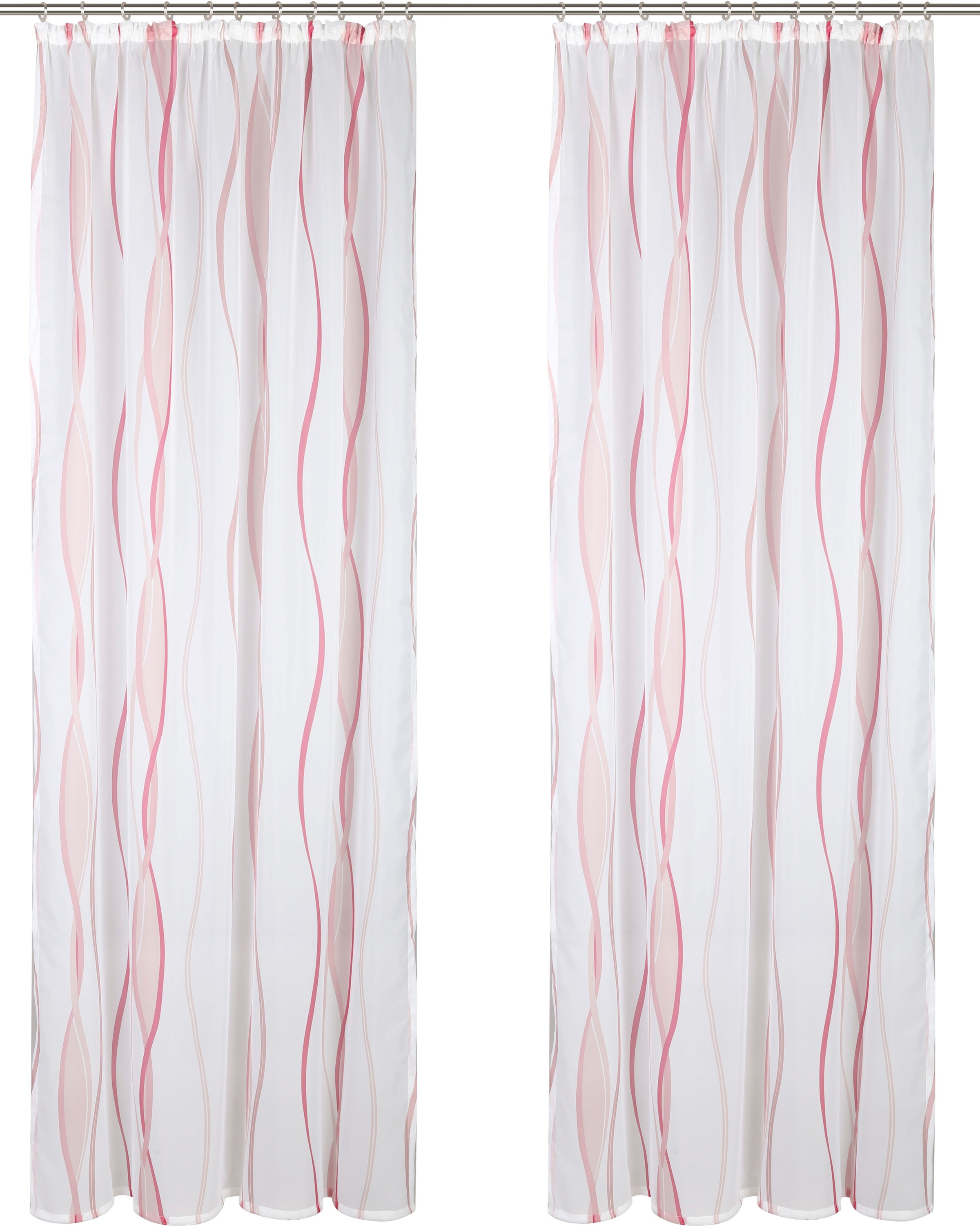 my home Gardine »Dimona« Kräuselband 2 Stk. tlg. 2er-Set, Bestseller, Polye günstig online kaufen