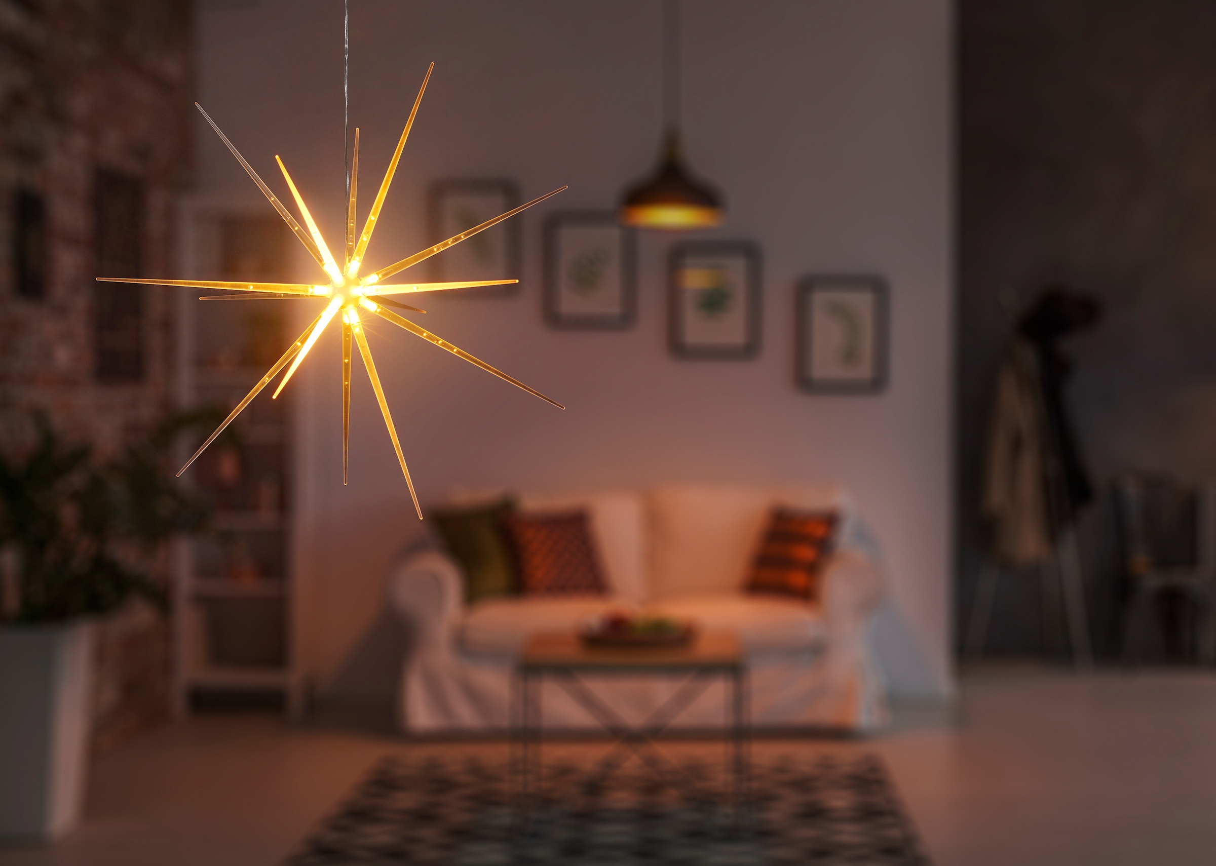 BONETTI LED Stern »Weihnachtsstern, Weihnachtsdeko aussen«, Ø ca. 51 cm je Stern, mit 8 verschiedenen Leuchtfunktionen