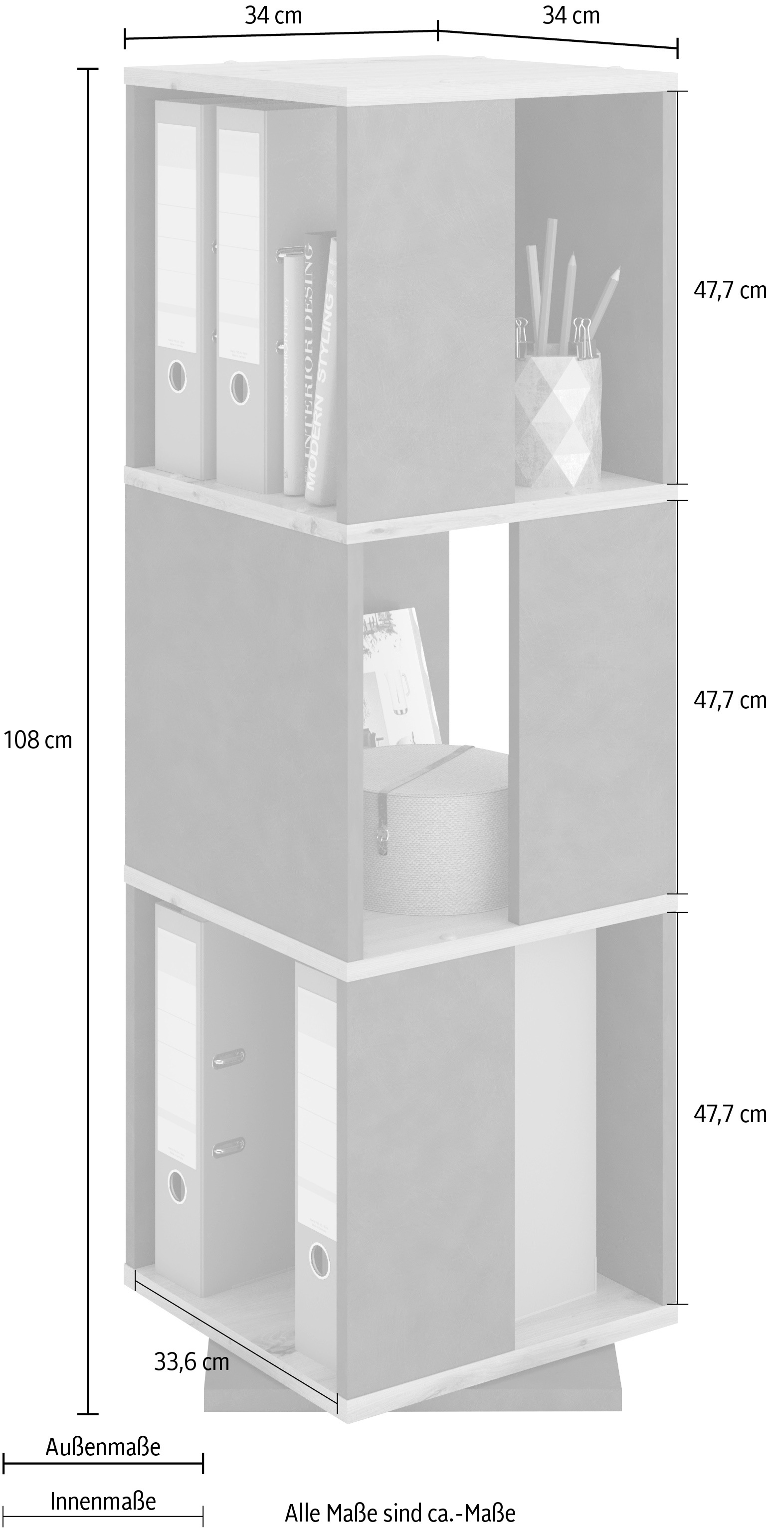 FMD Drehregal »Tower«