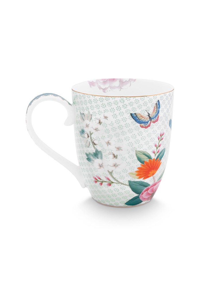 PiP Studio Becher »Blushing Birds«, (Set, 4 tlg.), XL Tassen im 4er-Set, Blushing Birds, 450 ml