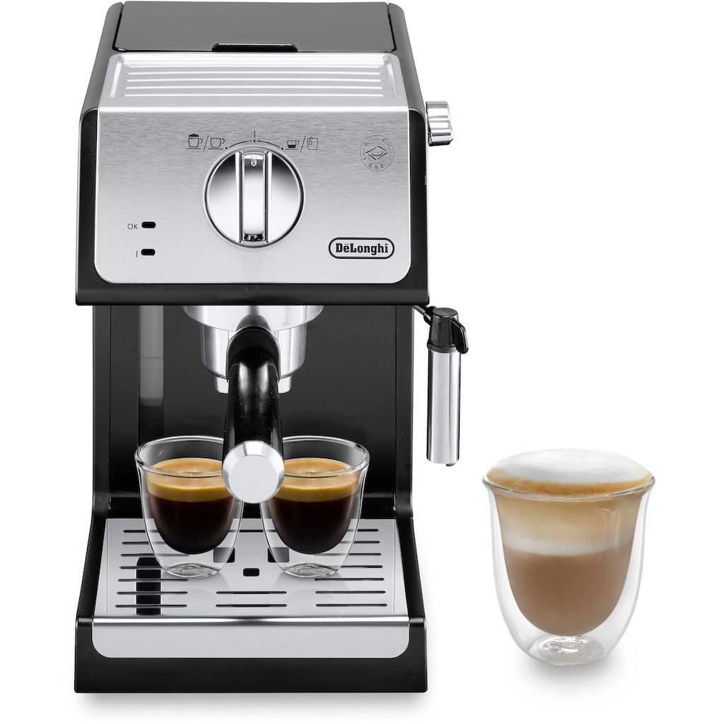 De'Longhi Siebträgermaschine »Active Line ECP 33.21.BK«, 1100 Watt, 15 Bar