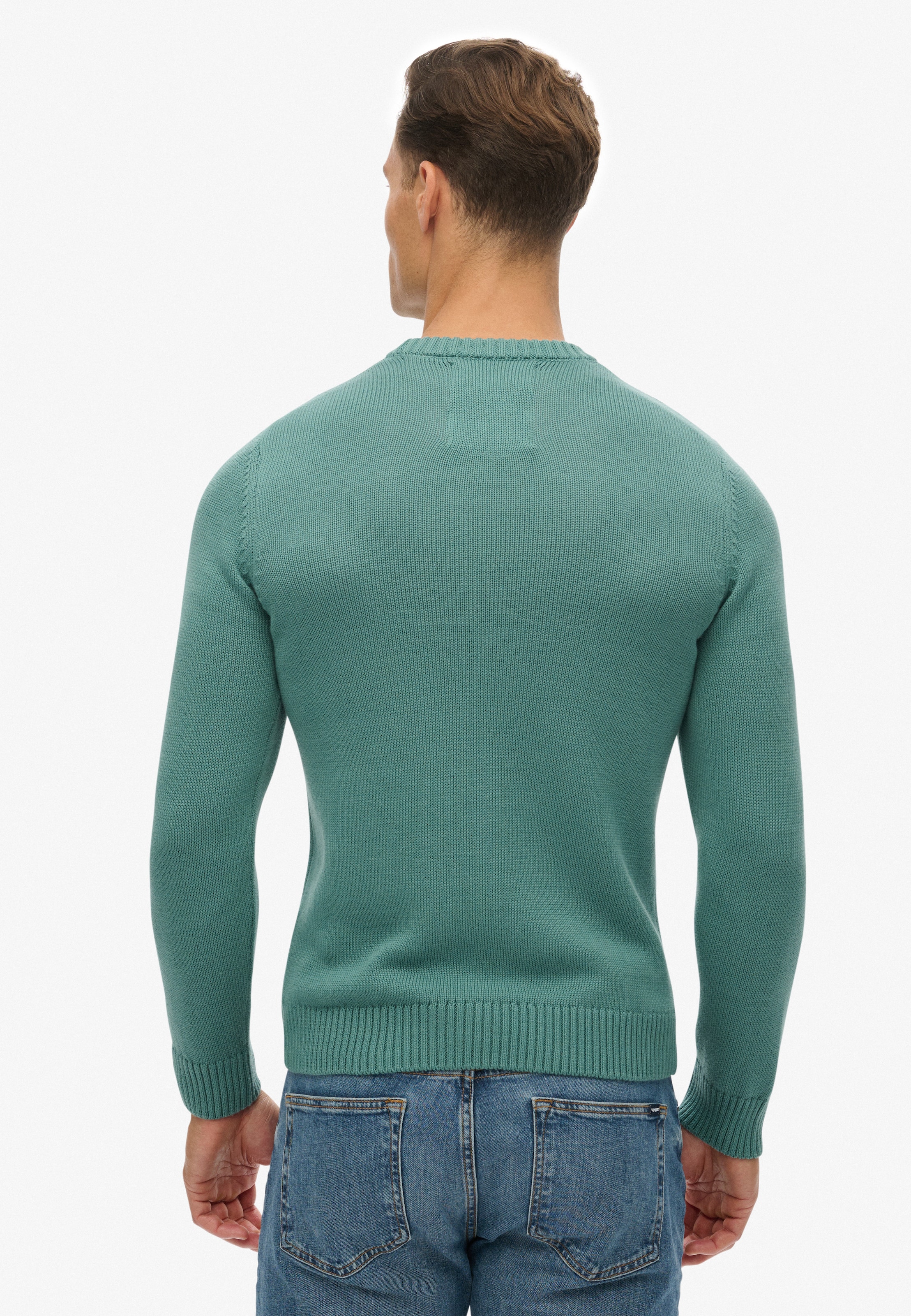 Superdry Strickpullover »PREPPY COTTON JUMPER« Baumwolle, regular fit
